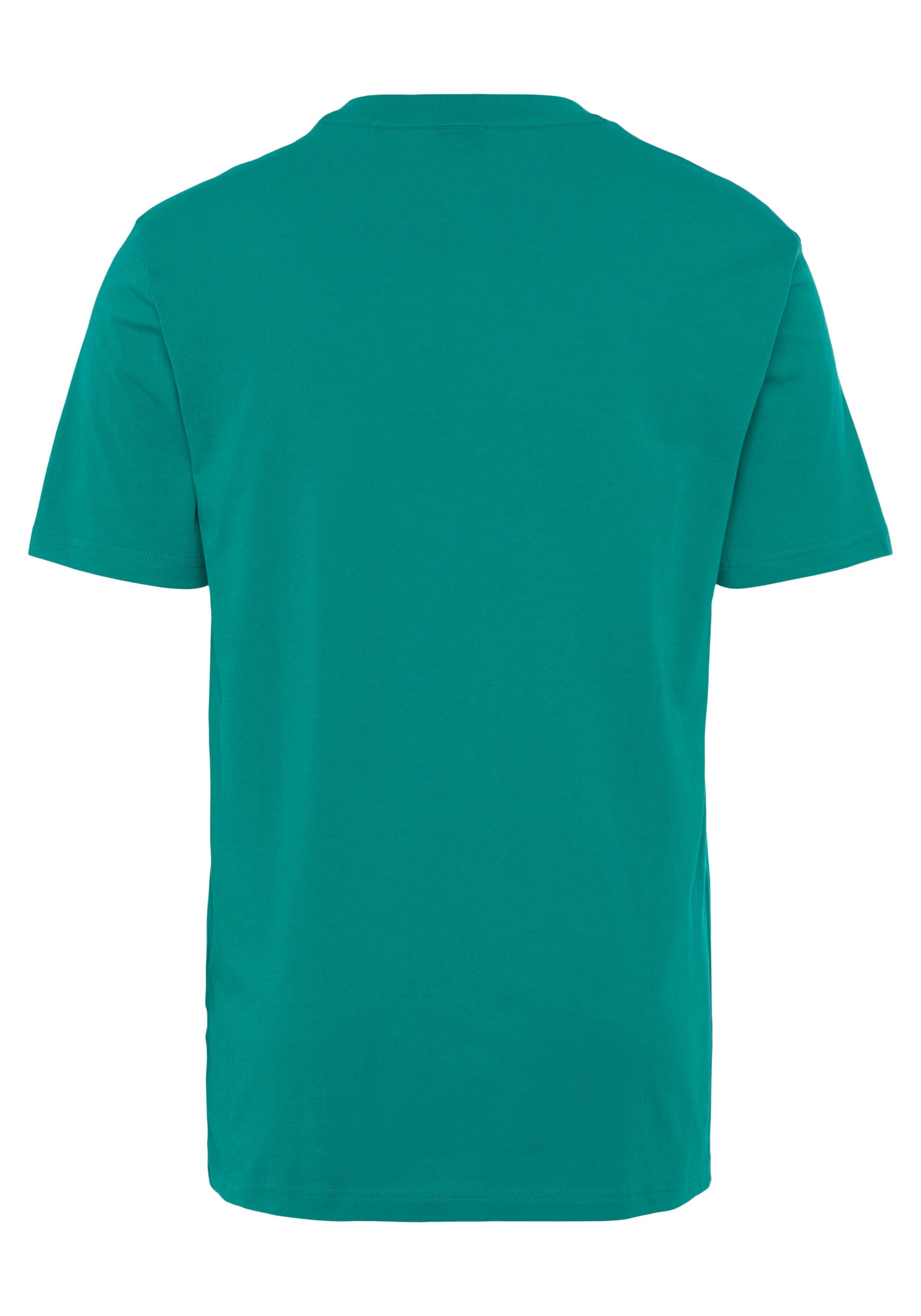BOSS ORANGE Druck Green303 der großem 1 10246016 Brust Dark T-Shirt auf BOSS Thinking mit 01