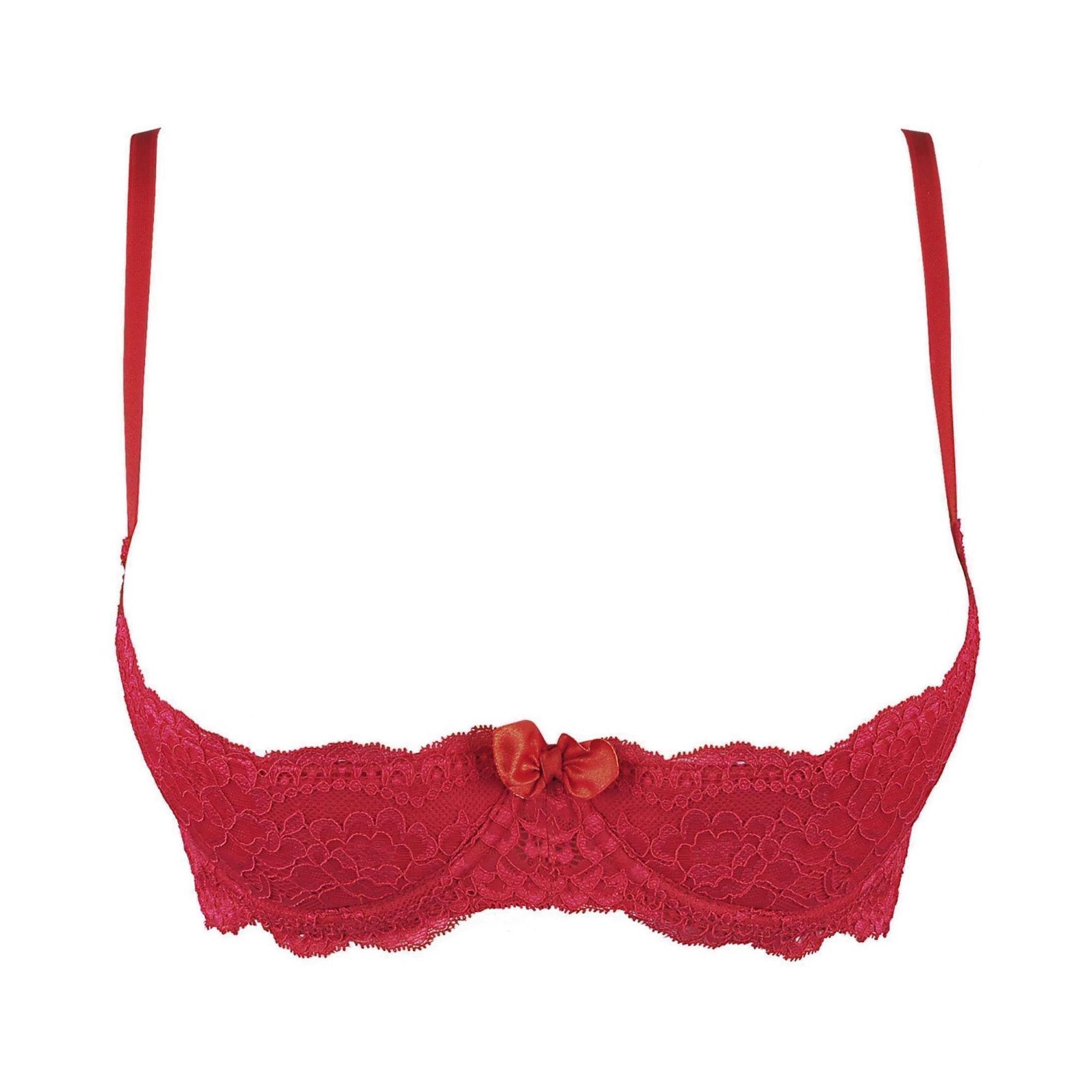 Axami Ouvert-BH V-9801 bra red with open cups - (L,M,S,XL) günstig online kaufen
