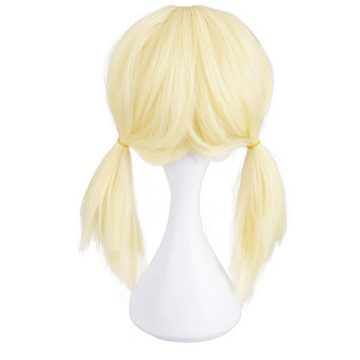 GalaxyCat Kostüm-Perücke Klee Perücke für Genshin Impact Fans, Cosplay Wig, Platinblond, Cosplay Perücke von Klee