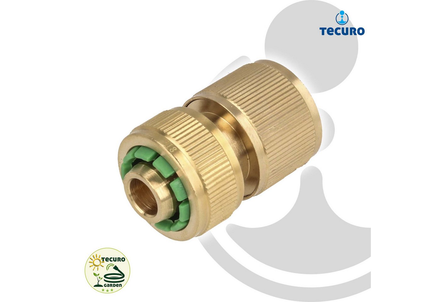 Thumbnail - tecuro Schlauchverbinder Schlauchanschlussstück ohne Stopp für Schlauch 1/2 Zoll (13 mm)