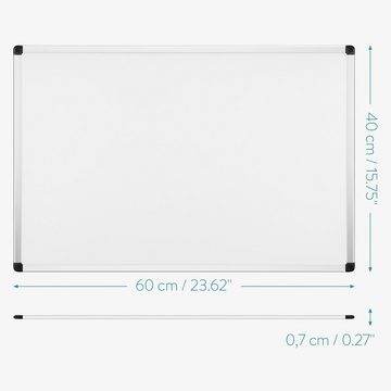 Navaris Magnettafel Kombiboard - 60x40cm - Whiteboard und Magnettafel mit Rahmen, (1-tlg)