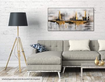 KUNSTLOFT Gemälde Orakel 120x60 cm, Leinwandbild 100% HANDGEMALT Wandbild Wohnzimmer