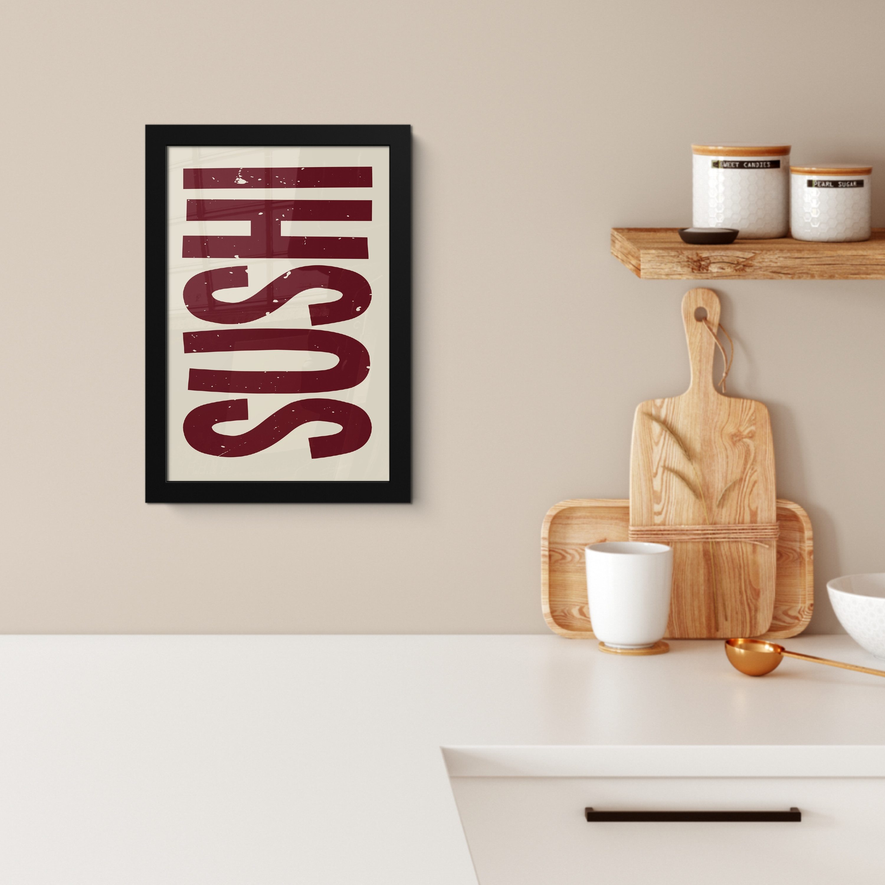 MuchoWow Poster Sushi - Rot - günstig online kaufen
