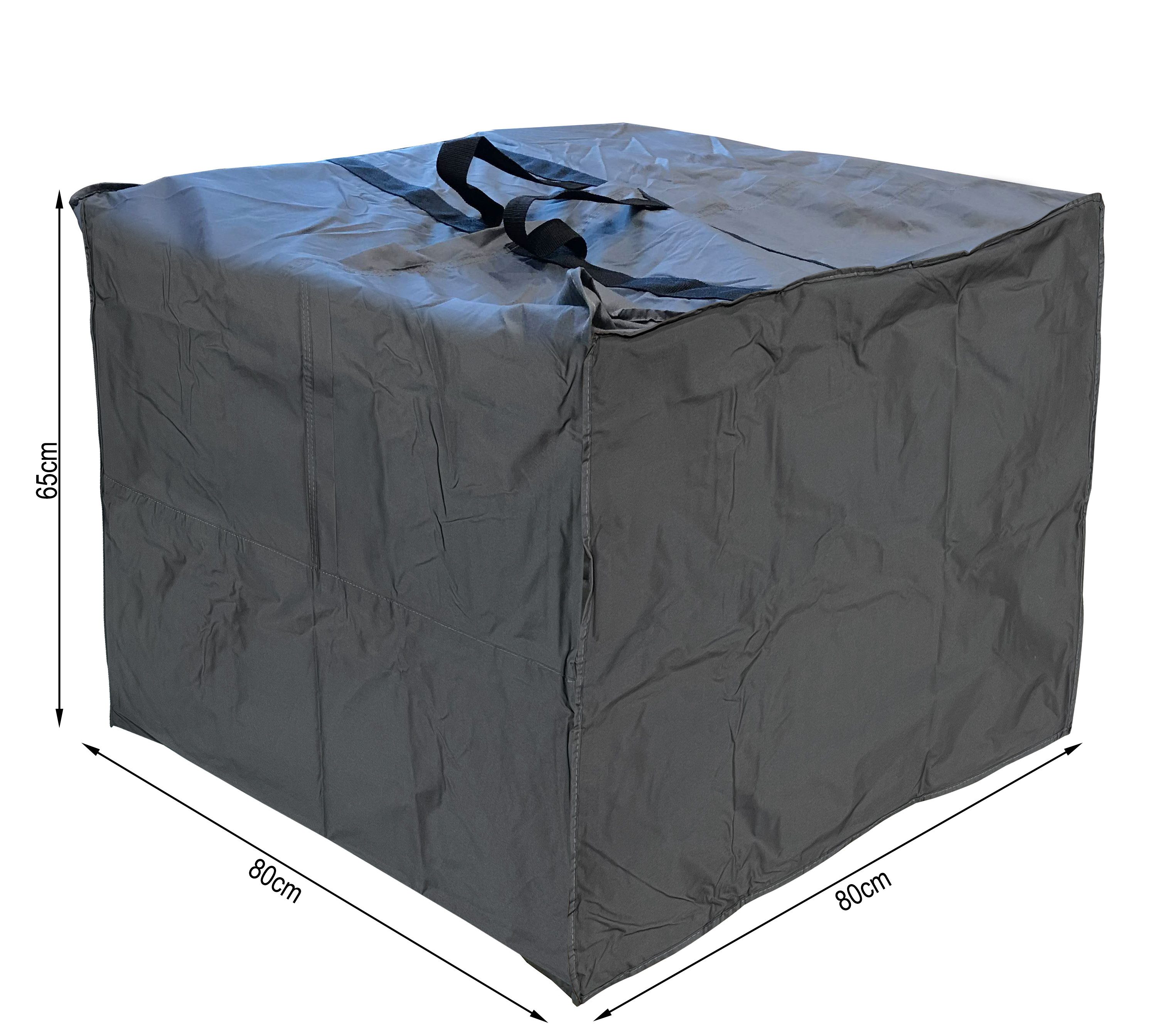 Quick Star Gartenmöbel-Schutzhülle Kissentasche 80x80x65cm (1-St), Polyester 280g/m² mit PVC Beschichtung und Nahtversiegelung – Bild 2 von 5