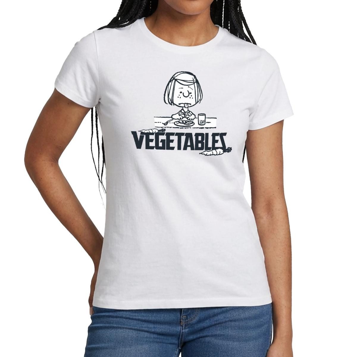 Spreadshirt T-Shirt Peanuts Peppermint Patty Gemüse Frauen T-Shirt (1-tlg)