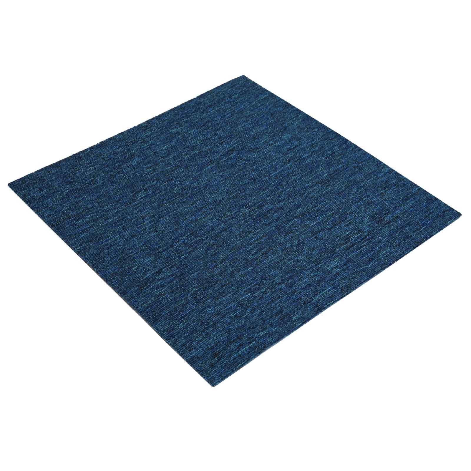 vidaXL Vinyllaminat 50 x 50 cm Teppichfliese Blau 50x50 cm 4er Set PP und Bitumen