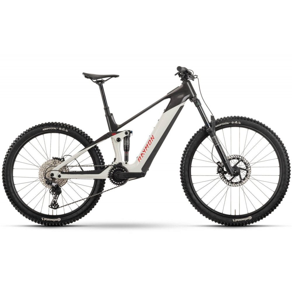R Raymon E-Bike Tarok E-Mountainbike grau 29/27,5 Zoll - Rahmengröße: M=42cm