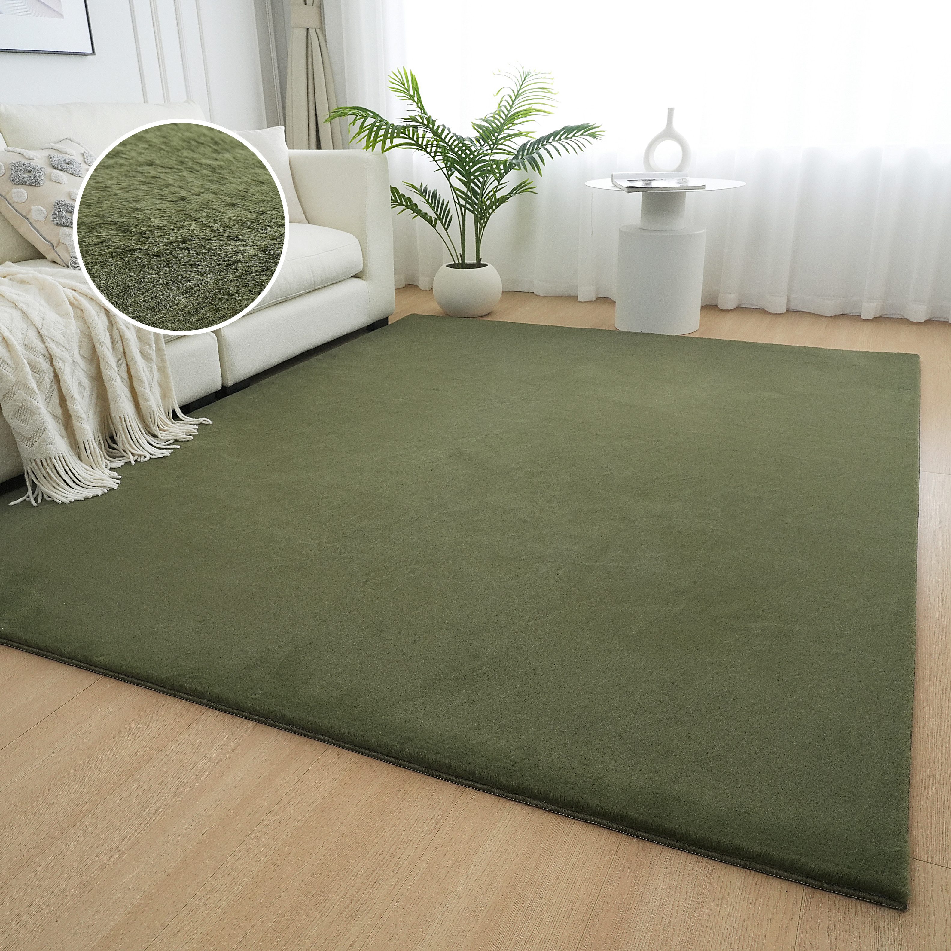 my home Fellteppich Balu, Kunstfellteppich, Modern, Langflor Teppich, rechteckig, Höhe: 20 mm, Kaninchenfell-Haptik, kuschelig, weich, Wohnzimmer, Schlafzimmer