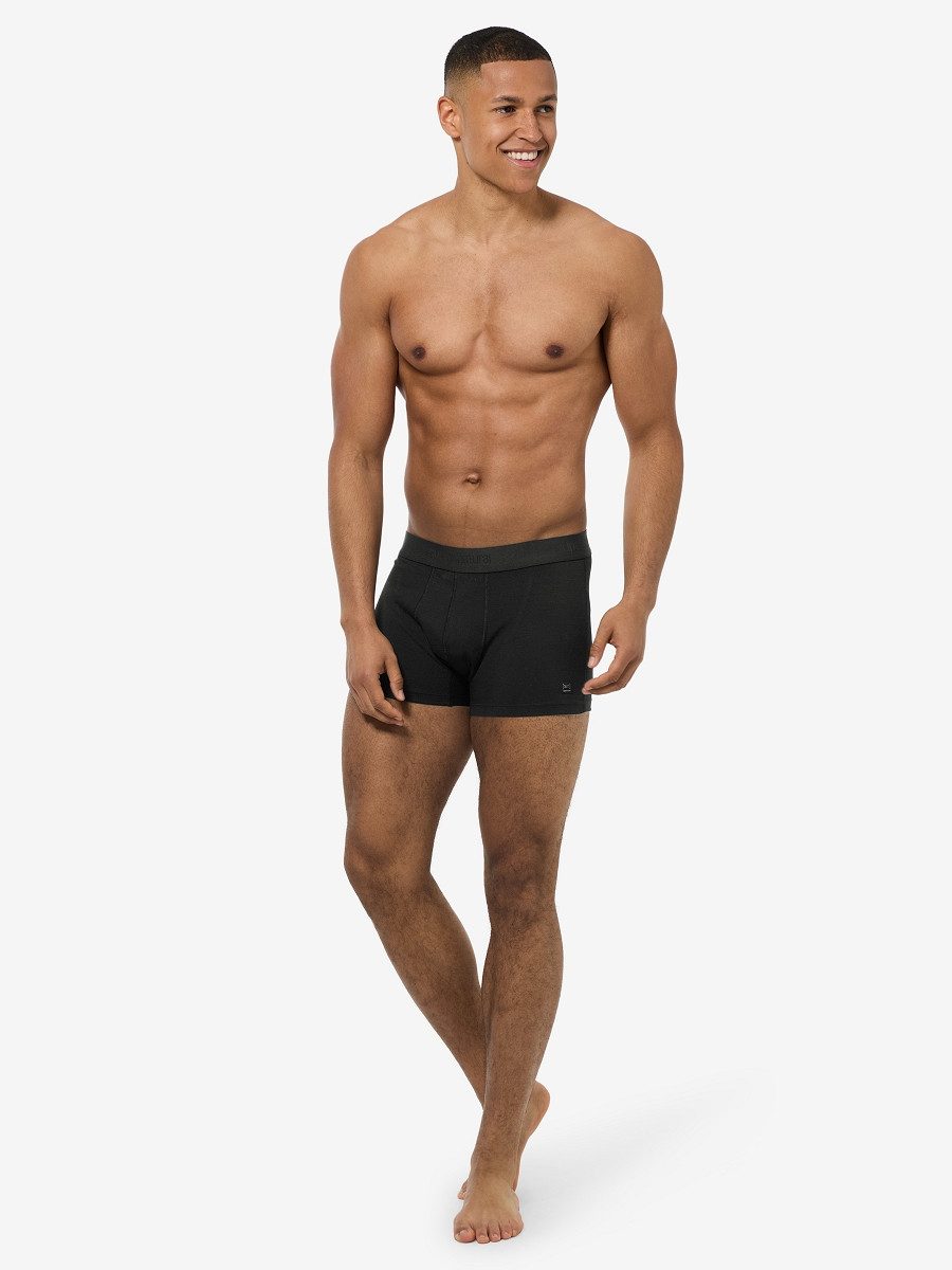SUPER.NATURAL Boxershorts für Herren, Merino M LUX BASE BOXER bietet luxeriöse Optik und Komfort