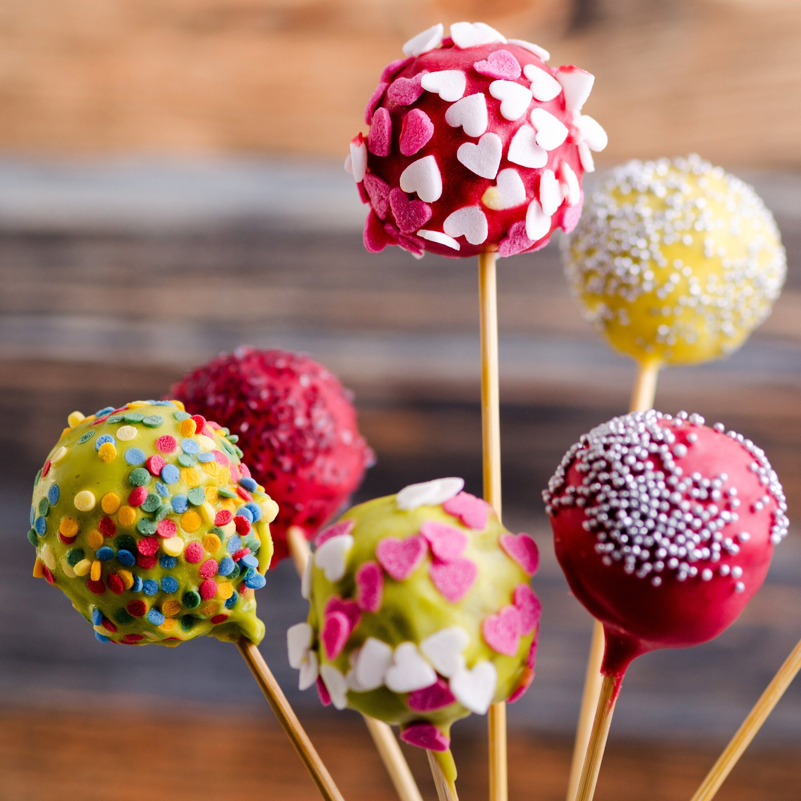 relaxdays Back-Set Cake Pop Stiele Bambus 1000er Set