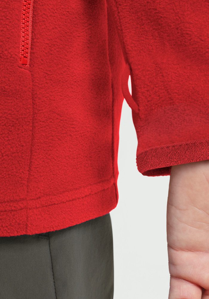 Jack Wolfskin Fleecejacke TAUNUS 100 FZ M mit Reißverschluss, winddicht, windabweisend, atmungsaktiv, wärmend