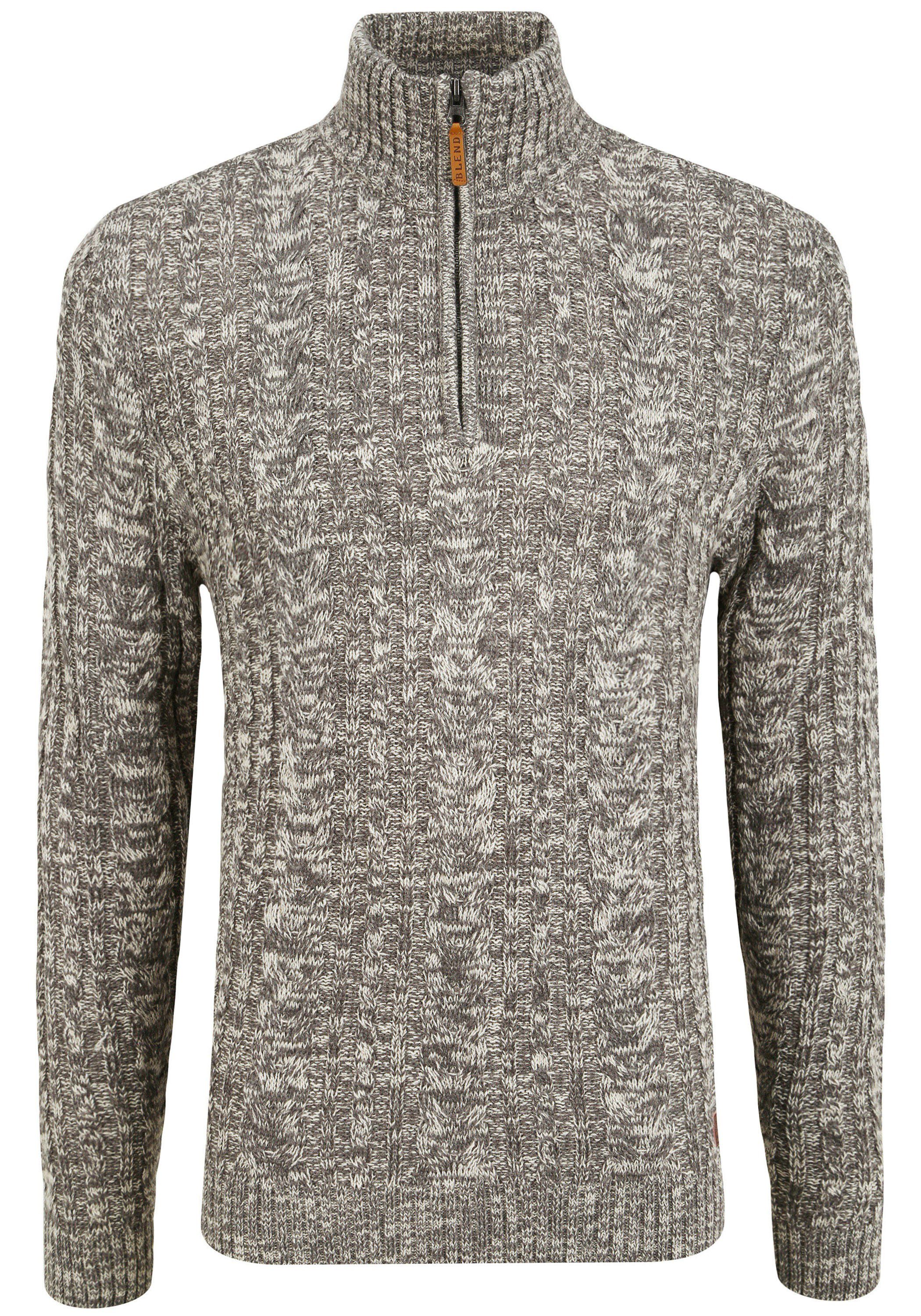 Blend Troyer BHZotem Grobstrick-Troyer mit Stehkragen günstig online kaufen