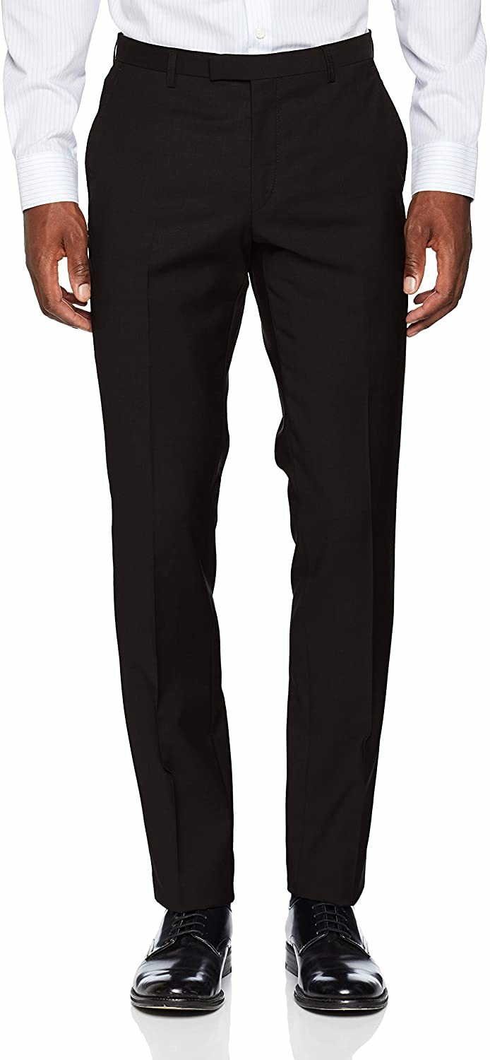 bugatti Anzughose dunkel-grau slim fit (1-tlg., keine Angabe) | Slim-Hosen