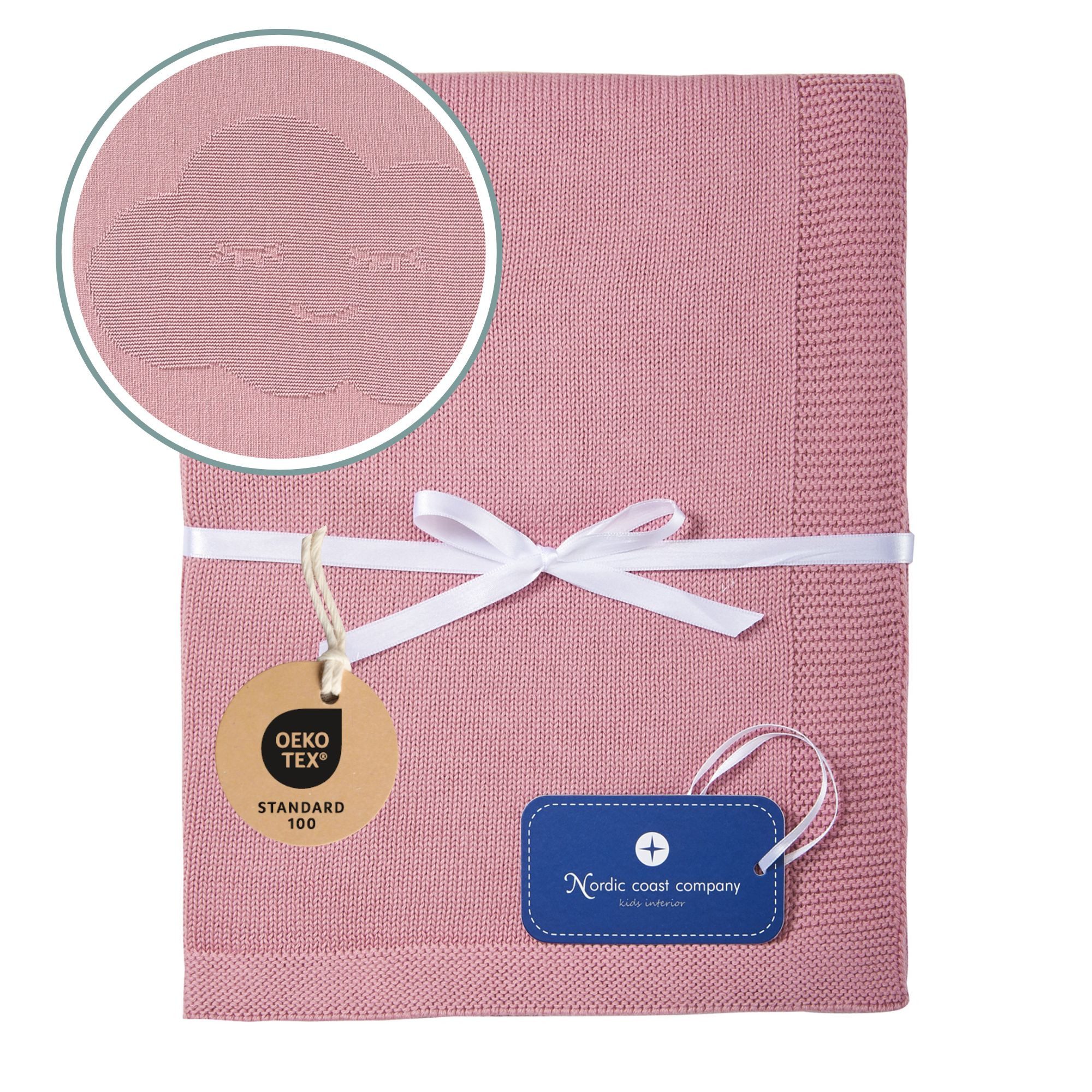 Babydecke Baumwolldecke Kuscheldecke Baby Decke Schmusedecke Puckdecke, Nordic Coast Company, 100% Baumwolle Schadstoff geprüft 100 Waschbar 30 Grad