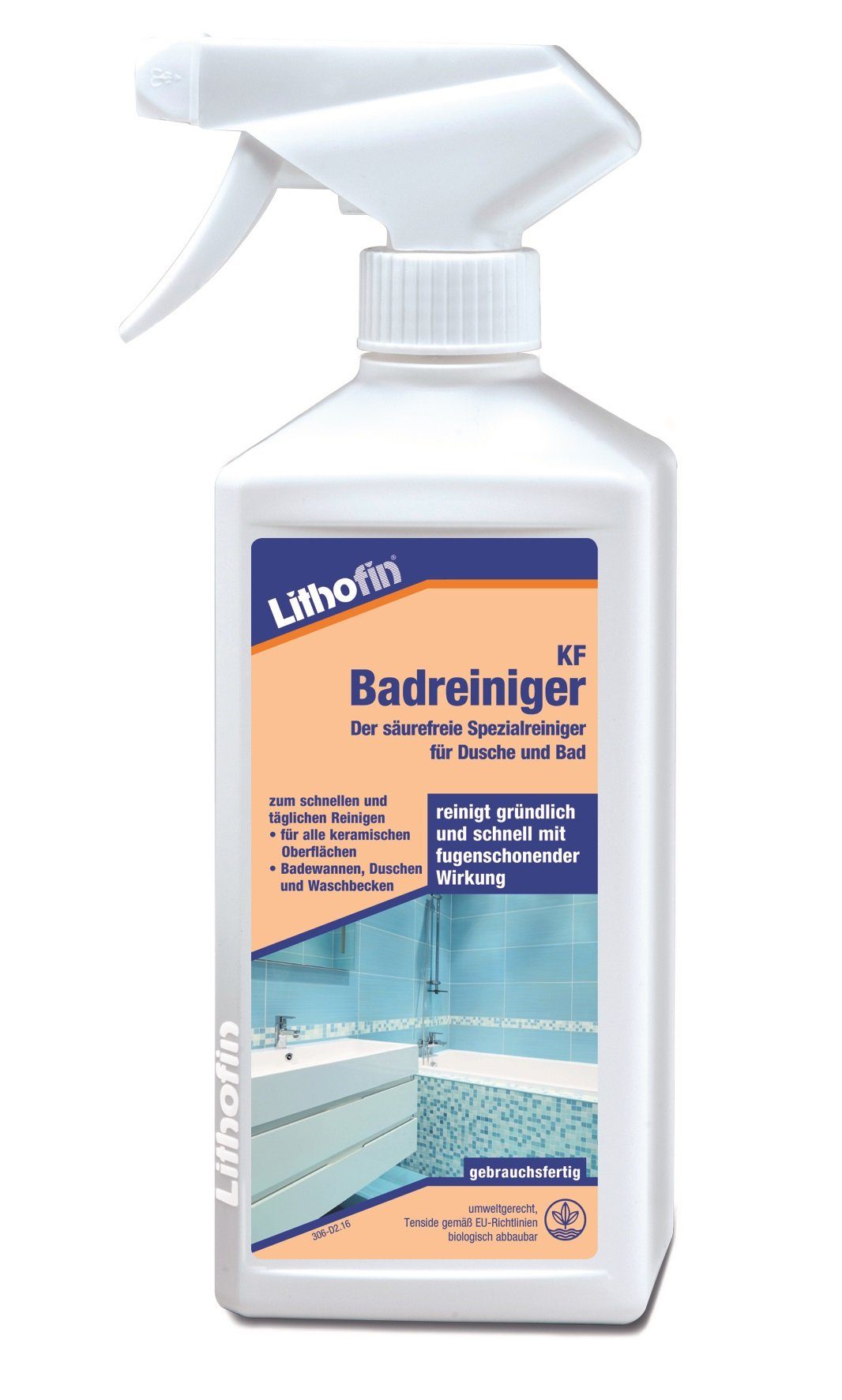 Lithofin LITHOFIN KF Badreiniger 500ml Naturstein-Reiniger