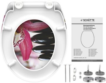 Schütte WC-Sitz Wellness, Duroplast, mit Absenkautomatik und Schnellverschluss