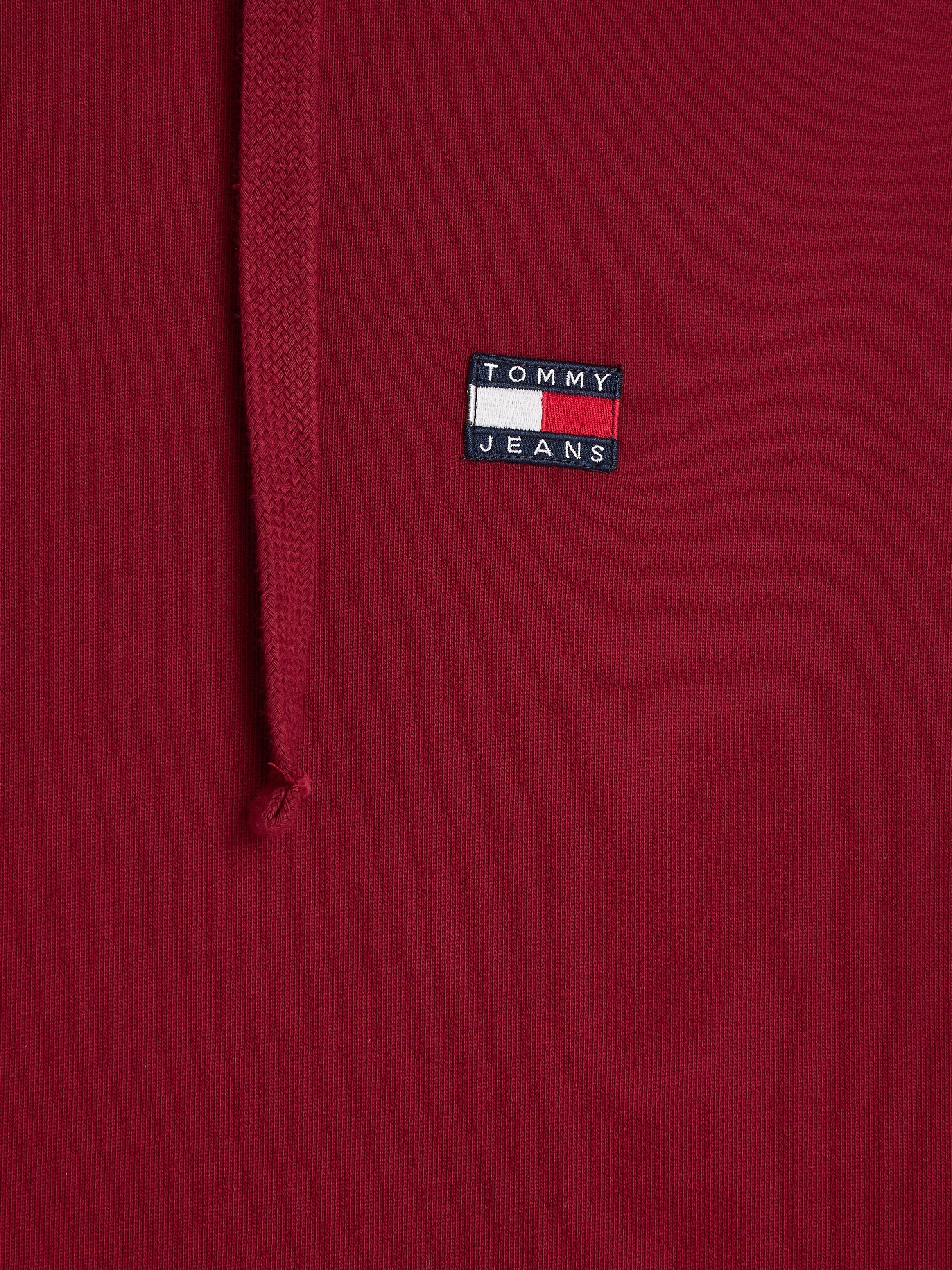 Tommy Jeans Kapuzensweatshirt Tommy XS RLX HOODIE Jeans TJM Rouge Stickerei mit BADGE