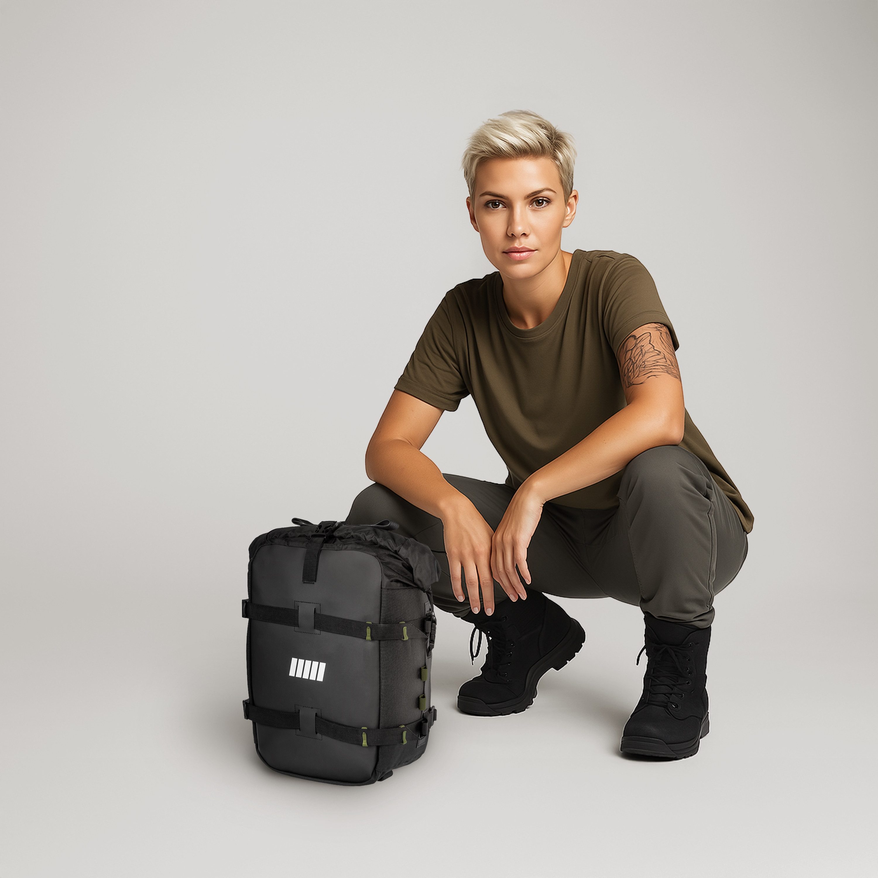 SCHNORR Gepäckträgertasche Motorrad Seitentasche / Hecktasche - 18?L - robust, modular
