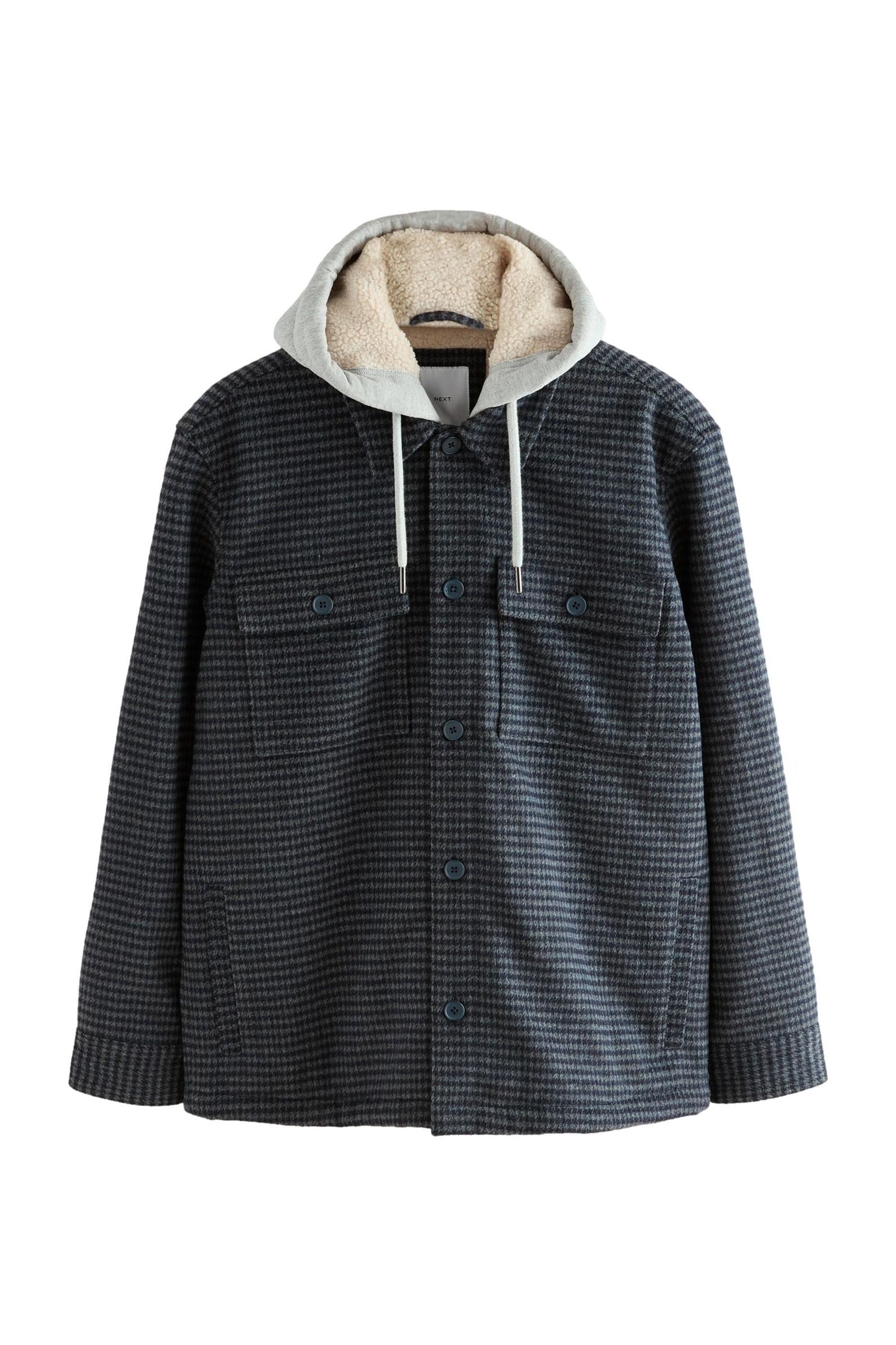 Next Hemdjacke Karierte Hemdjacke mit Kapuze und Borgfutter (1-St) günstig online kaufen