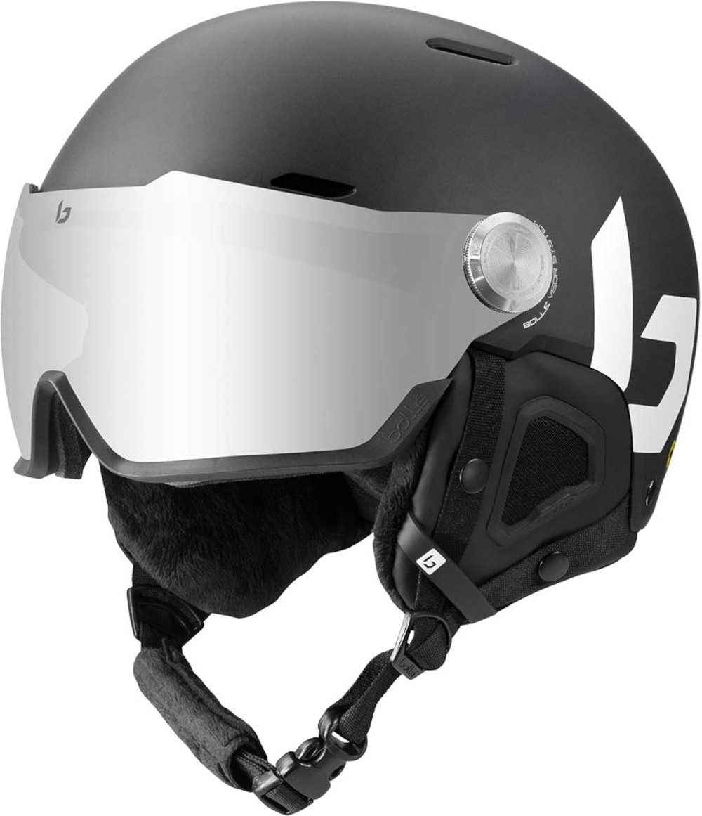 Bolle Skihelm BOLLE MIGHT VISOR Helm 2026 black matte/brown gun