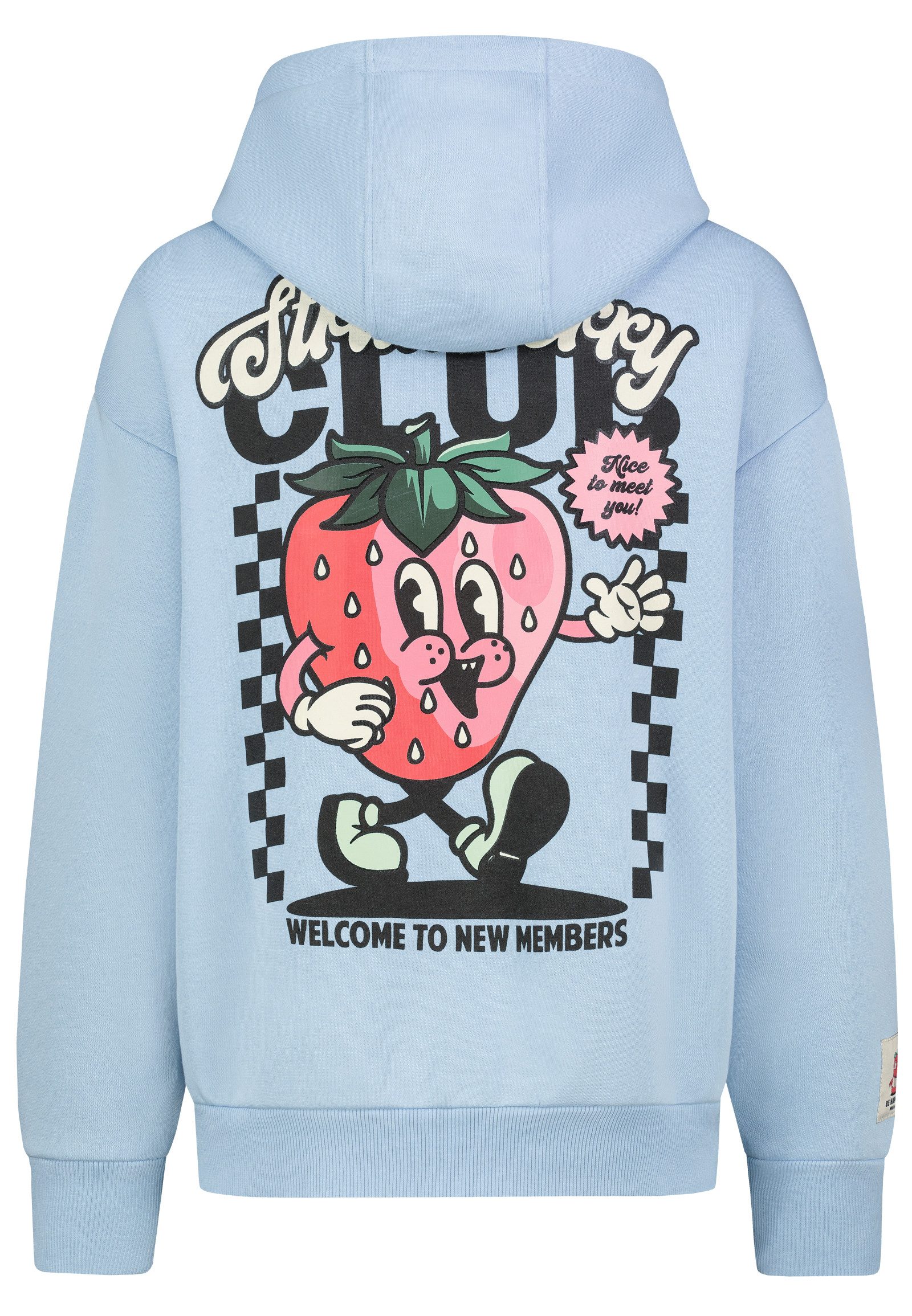 SUBLEVEL Hoodie mit Frucht-Motiv und Schriftzug günstig online kaufen