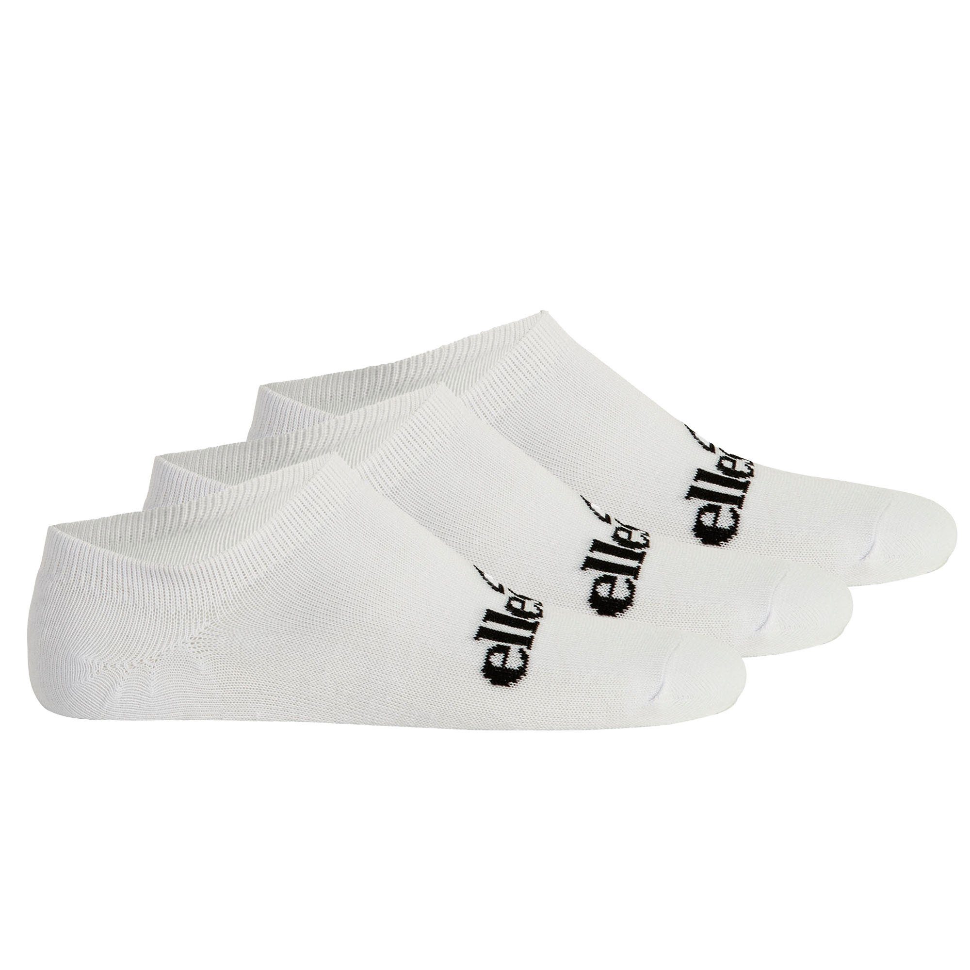 Neue Ware Ellesse Sportsocken - Unisex No FRIMO, Show Socken Sneaker Weiß 3 Paar