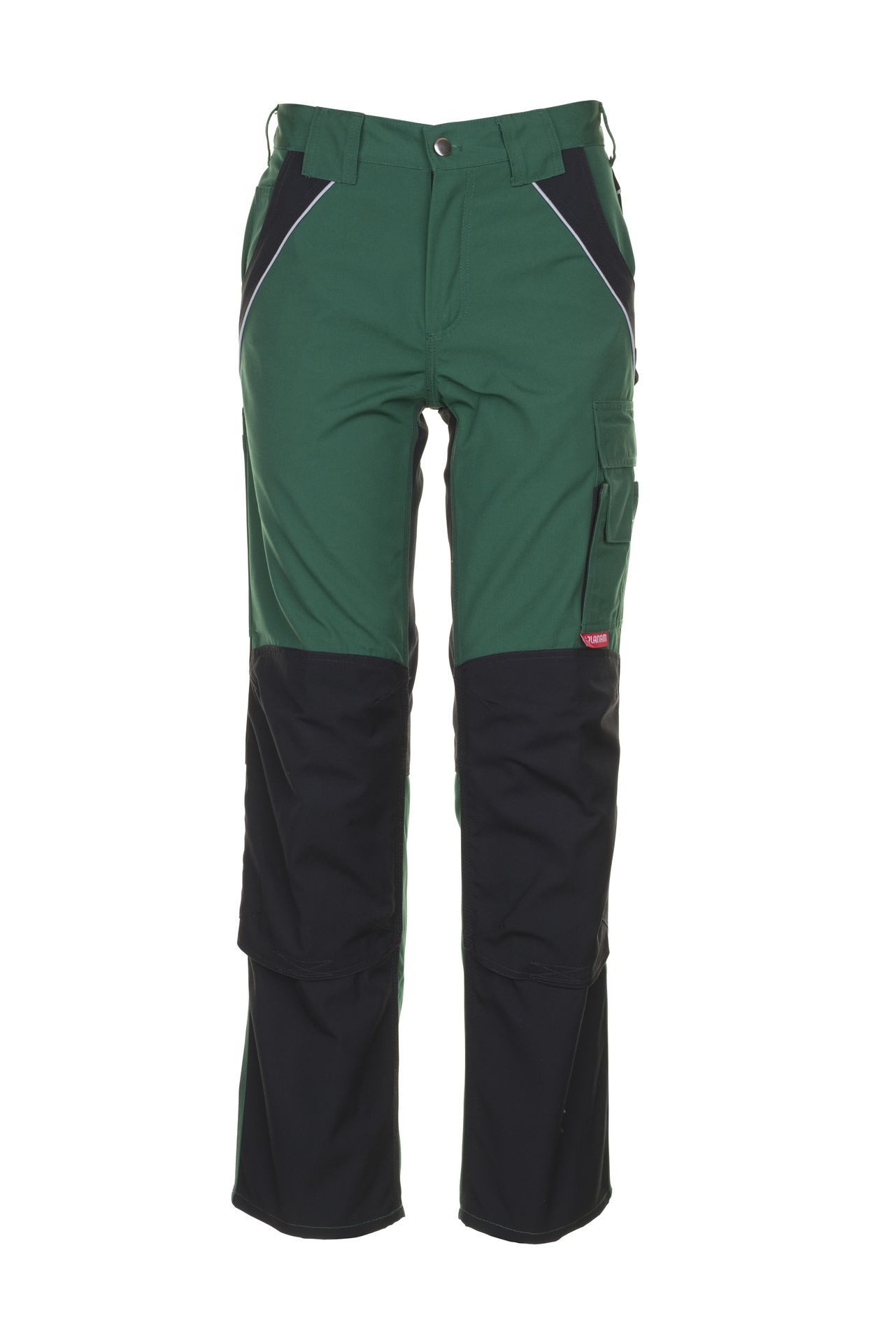 Planam Arbeitsbundhose PLANAM Herren Bundhose PLALINE Canvas Grün/Schwarz