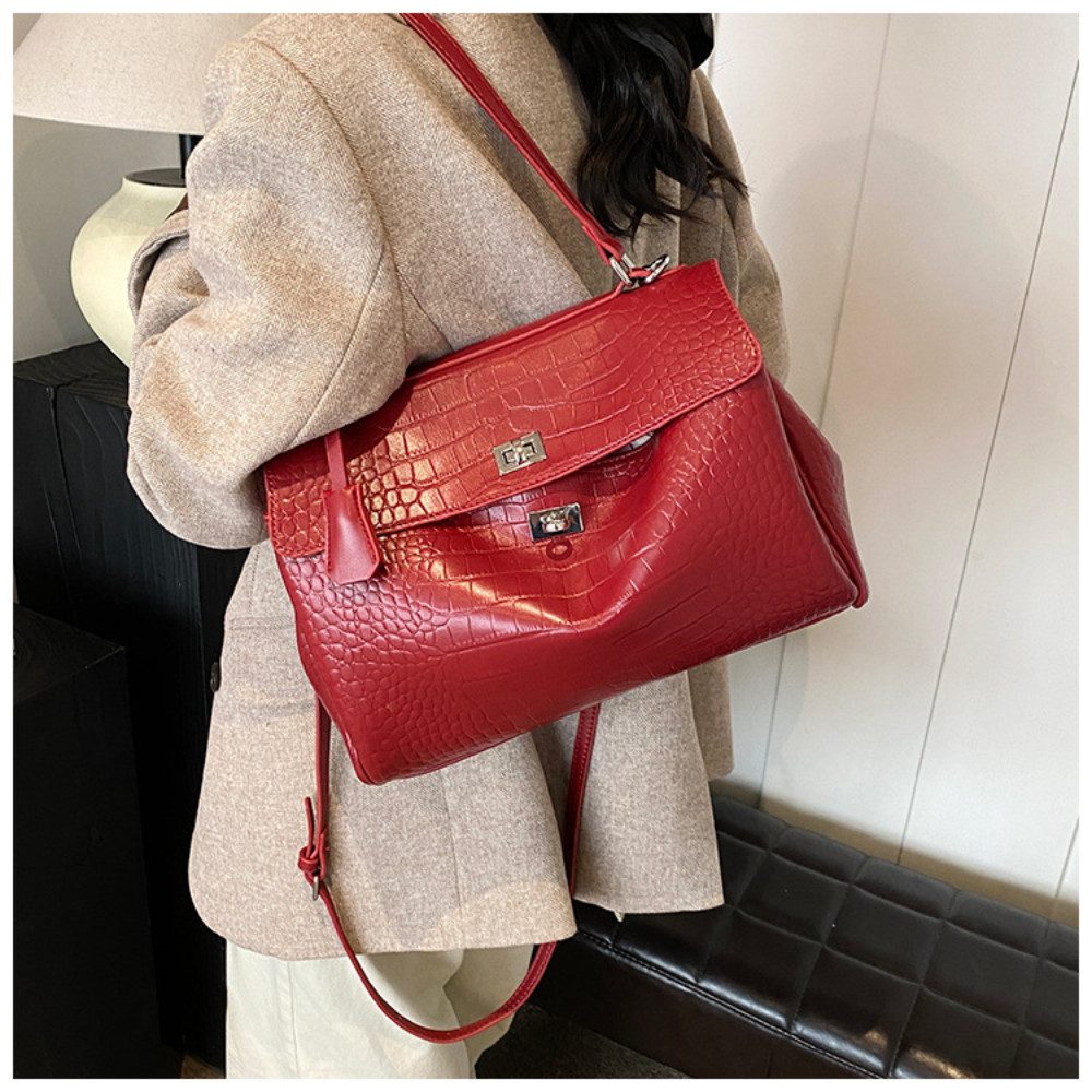 Blusmart Handtasche Damenhandtasche mit Krokodilmuster (Umhängetasche, günstig online kaufen