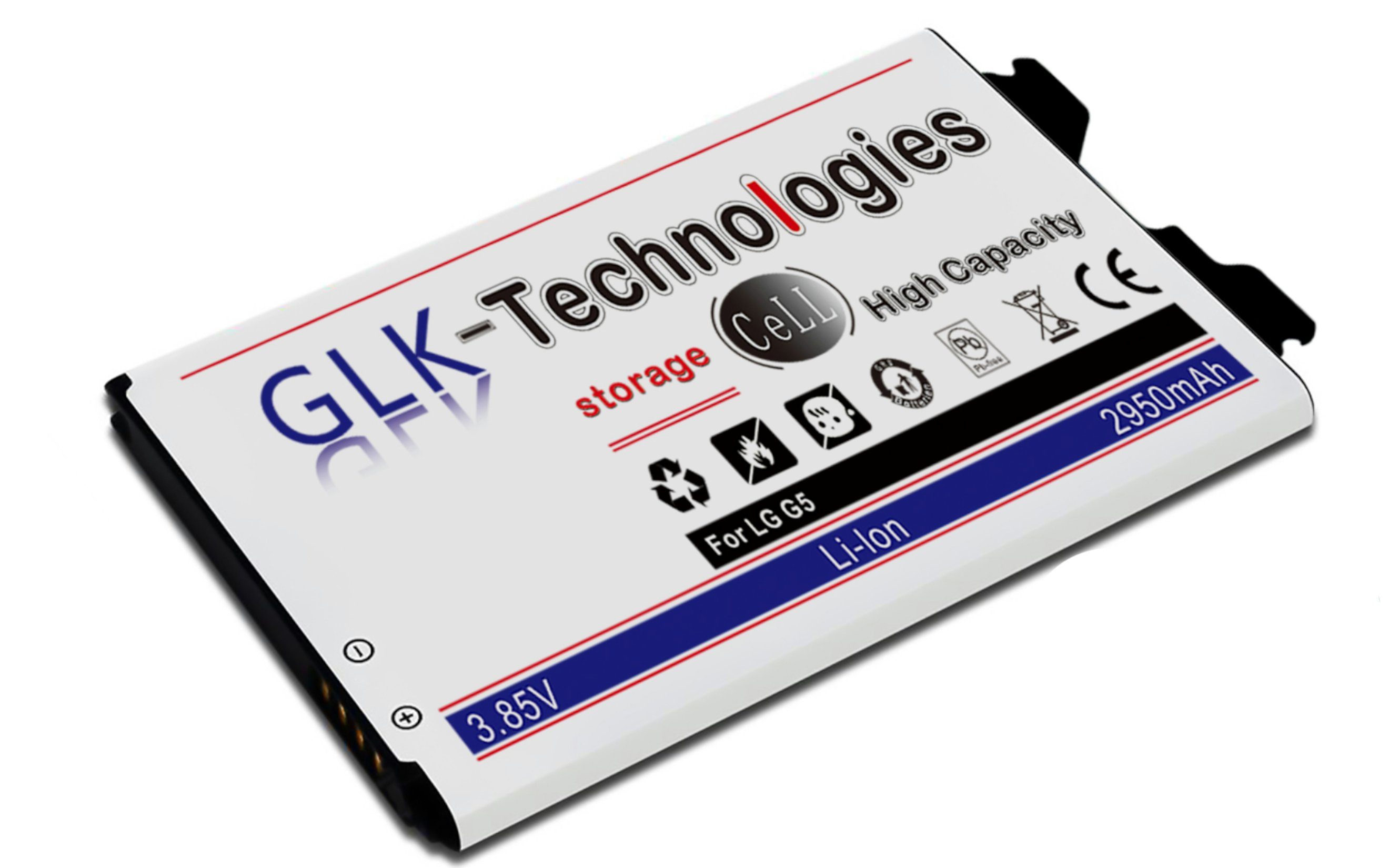 BL-42D1F, NEU (3.8 2950mAh Battery, GLK-Technologies V) LG für High G5 mAh / Ersatzakku Smartphone-Akku accu, Original GLK-Technologies Dual Akku, H860N H850 SIM LTE 2950 Power