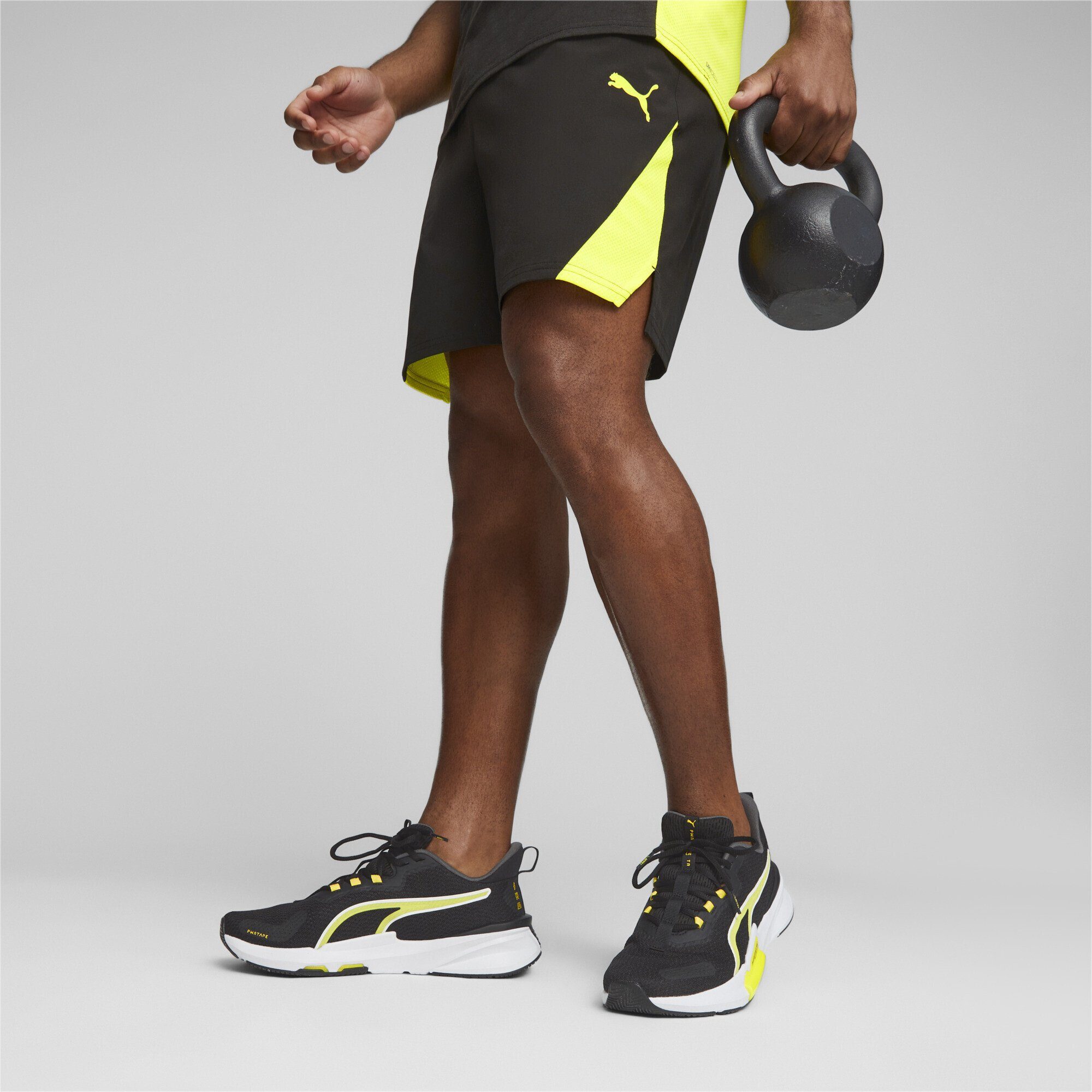 7'' Ultrabreathe Trainingsshorts Yellow Woven PUMA Trainingsshorts Black Herren Burst