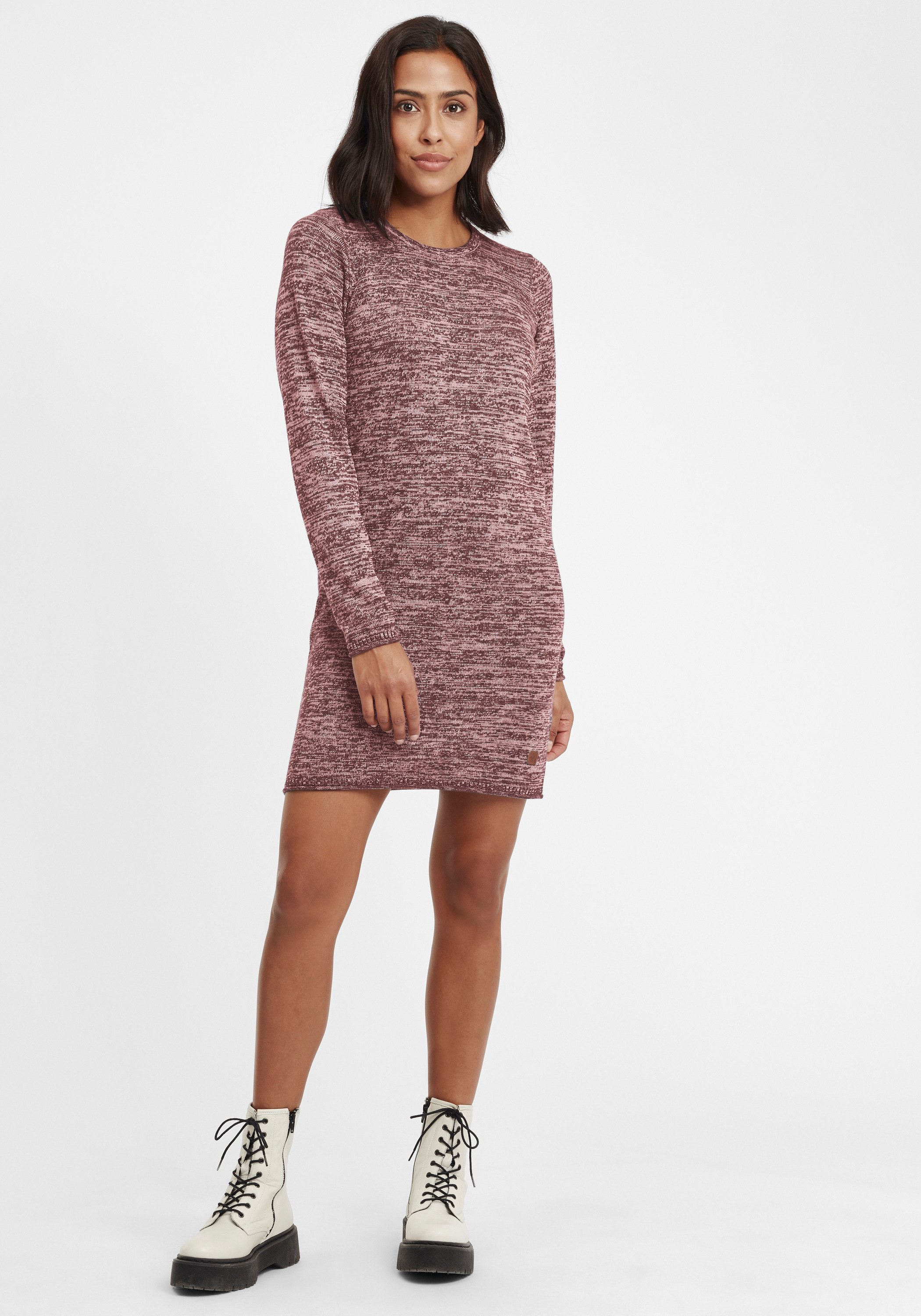 OXMO Strickkleid OXDanielle Kleid mit Rollkanten günstig online kaufen