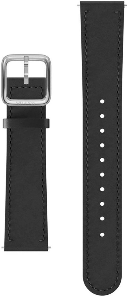 Withings Smartwatch-Armband Leather Wristband 18mm für ScanWatch Light, Sca günstig online kaufen