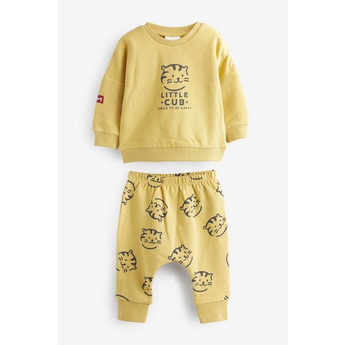 Next Sweatanzug Baby-Set mit Tiger-Sweatshirt und Jogginghose (2-tlg)