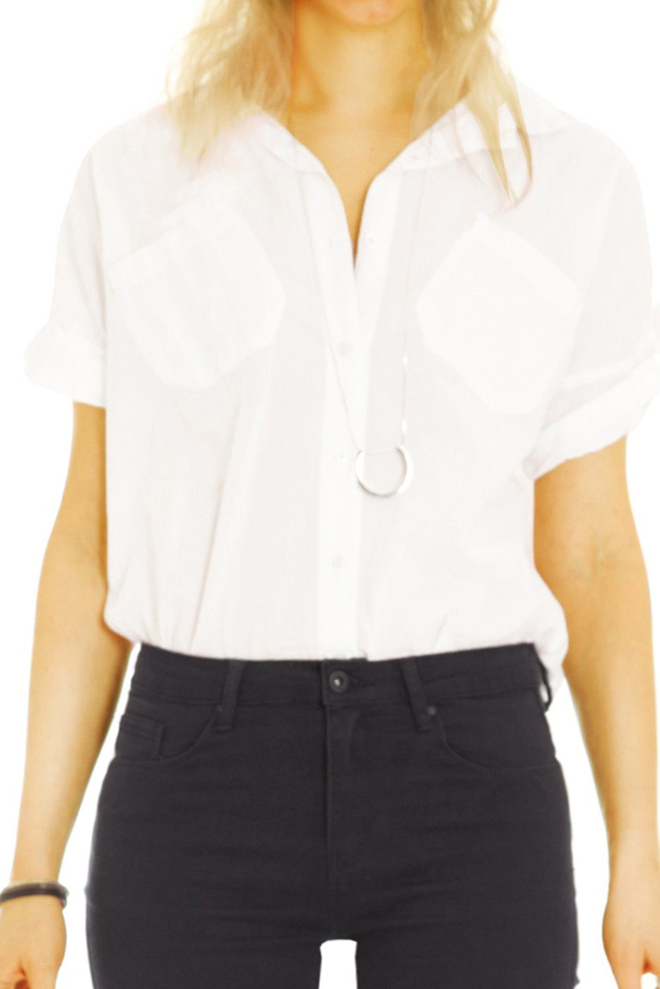 be styled Röhrenhose Skinny fit Hose Röhrenhose enge slim Hosen unifarben - Damen - j39p mit Strecht-Anteil
