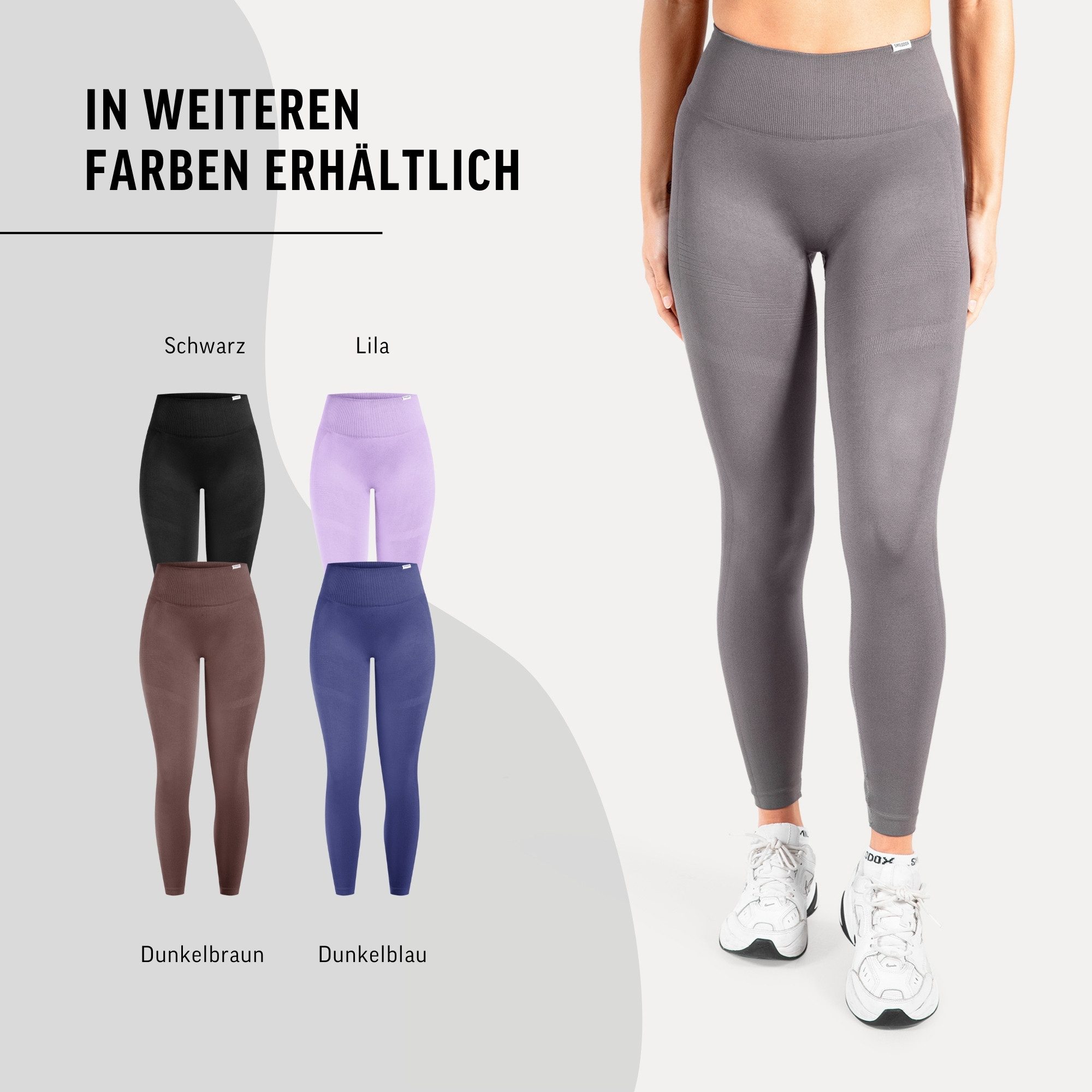 Leggings Lesedi, Seamless Scrunch Sporthose, Training & Alltag