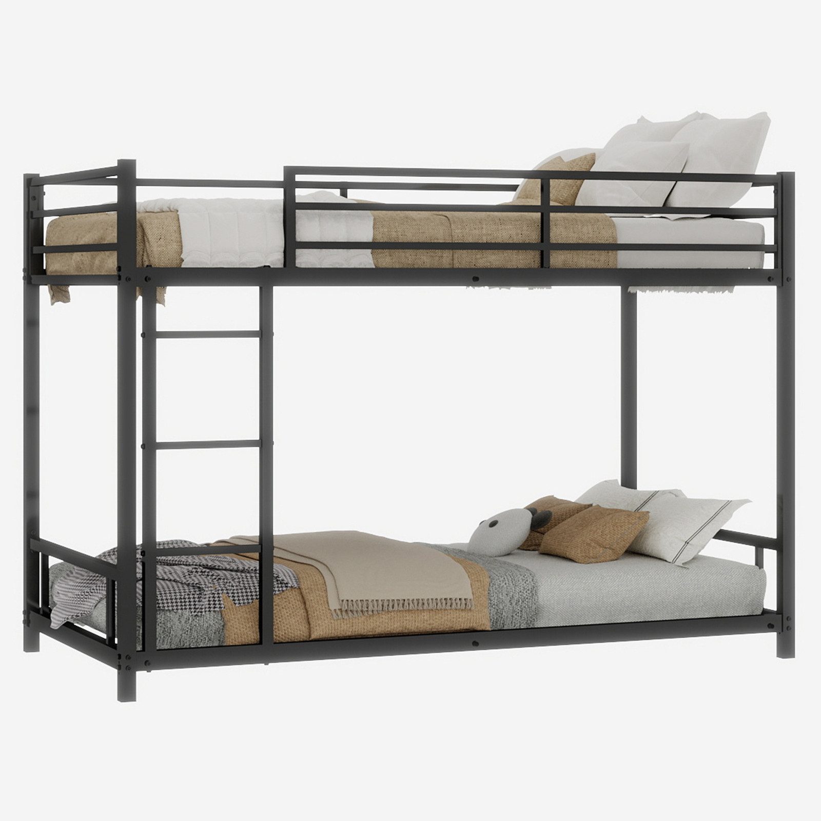 BlingBin Etagenbett Jugendbett (1-St., Mit Geländern und Leitern), 197 × 98 günstig online kaufen
