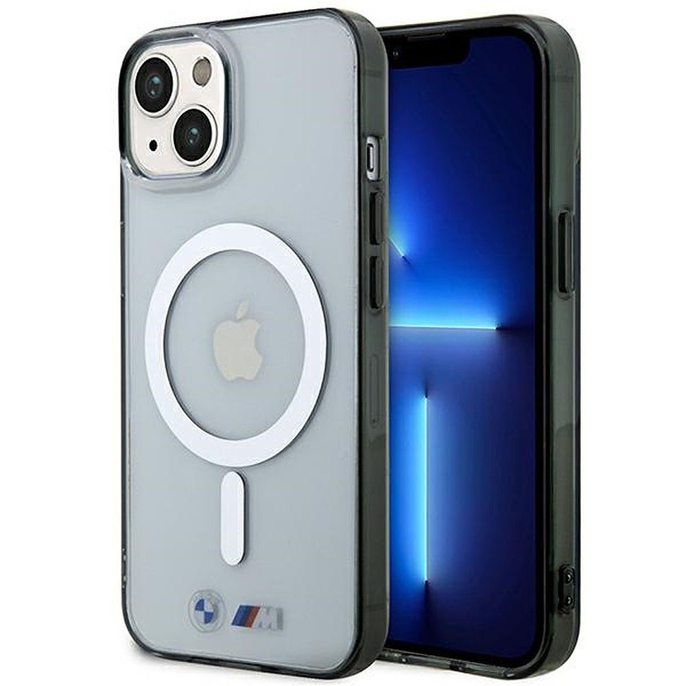 BMW Handyhülle Klarsicht Hardcase MagSafe, MagSafe-kompatibel, transparent, Kameraschutz