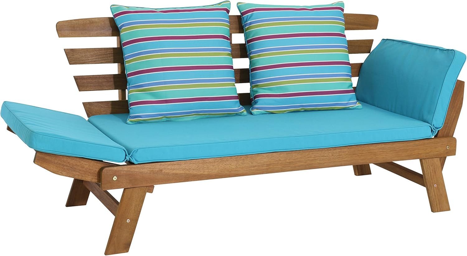 Greemotion Gartenbank Multifunktionsbank Borkum akazie/blau, inklusive günstig online kaufen