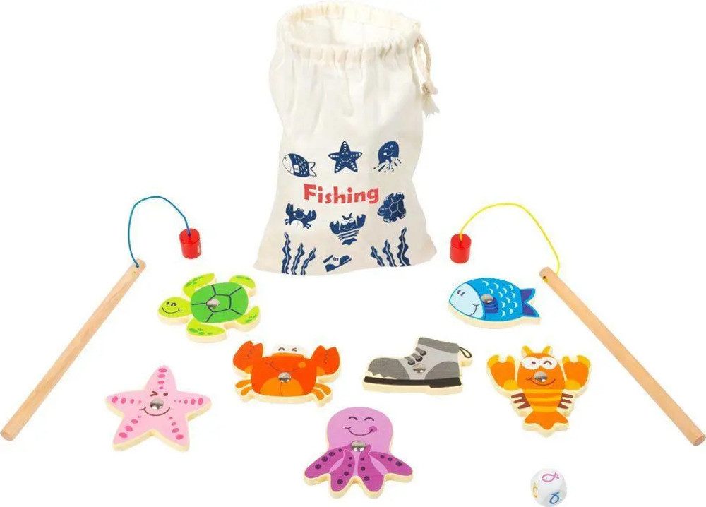 Small Foot Spiel Fische angeln Reisespiel