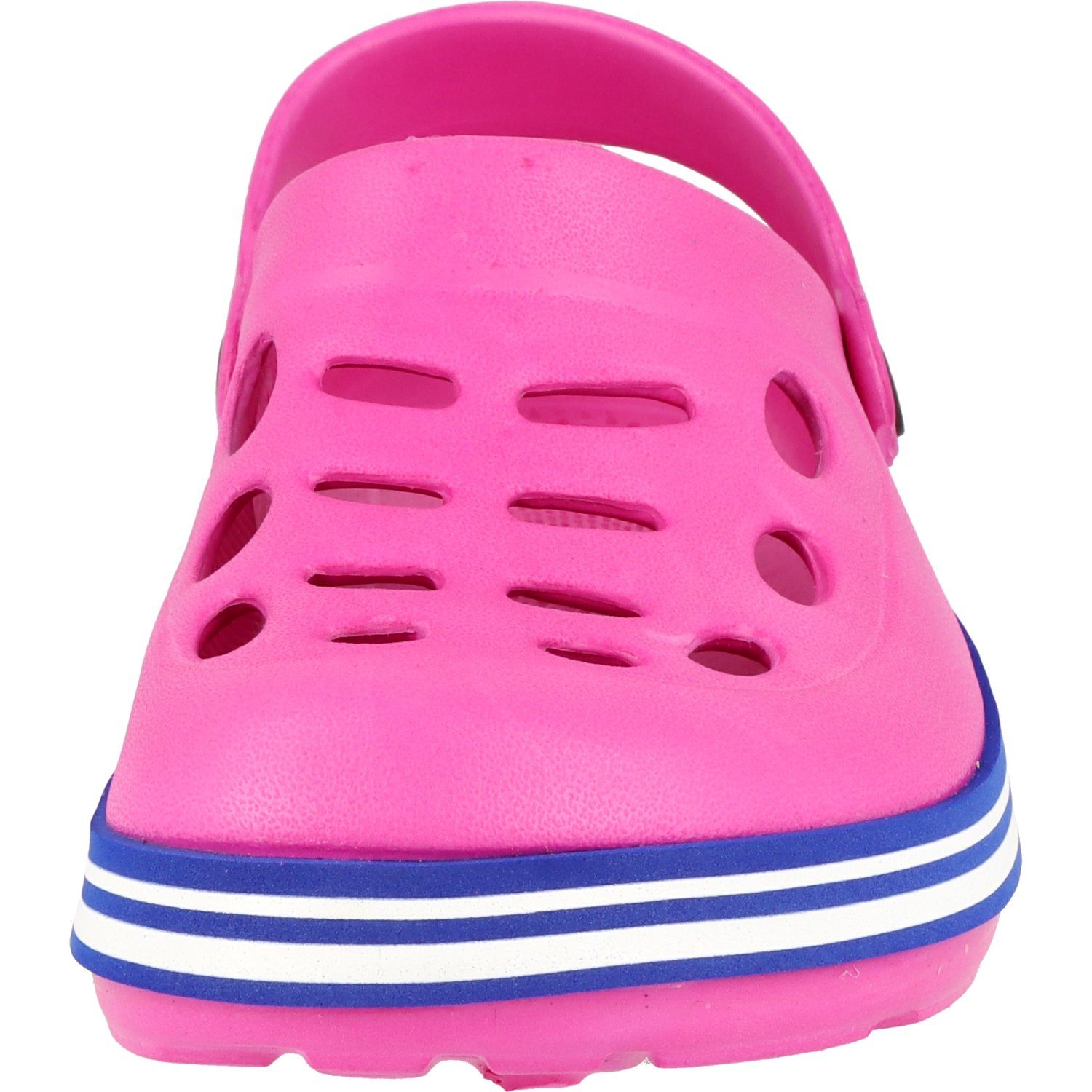 Damen/Mädchen Clogs R88410.33 Schuhe Clog Hausschuhe Pink Pantoletten Cloxx Gummi