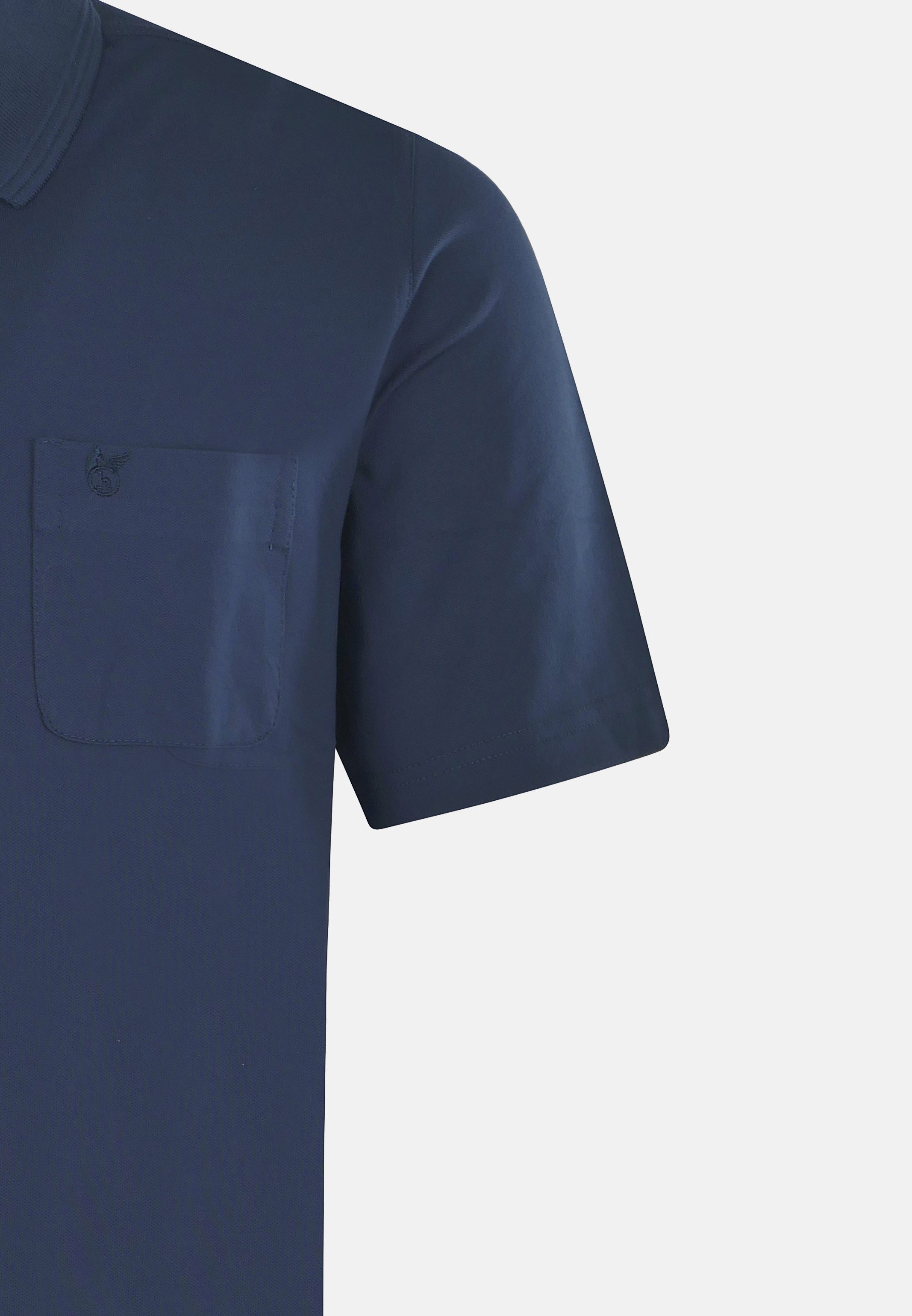 Hajo Poloshirt 2er Pack Pique (Spar-Set, 2-tlg) Poloshirt - Baumwolle - Atmungsaktiv - Gesäumter Armabschluss