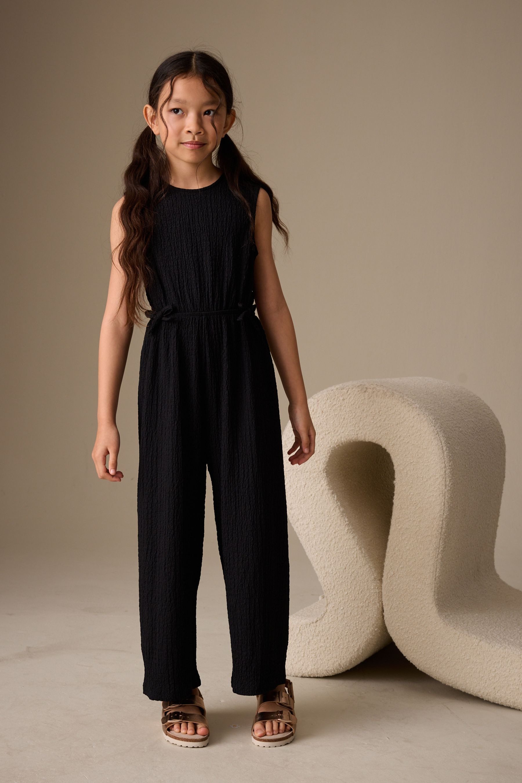 Next Jumpsuit Jersey-Jumpsuit in Knitteroptik (1-tlg)
