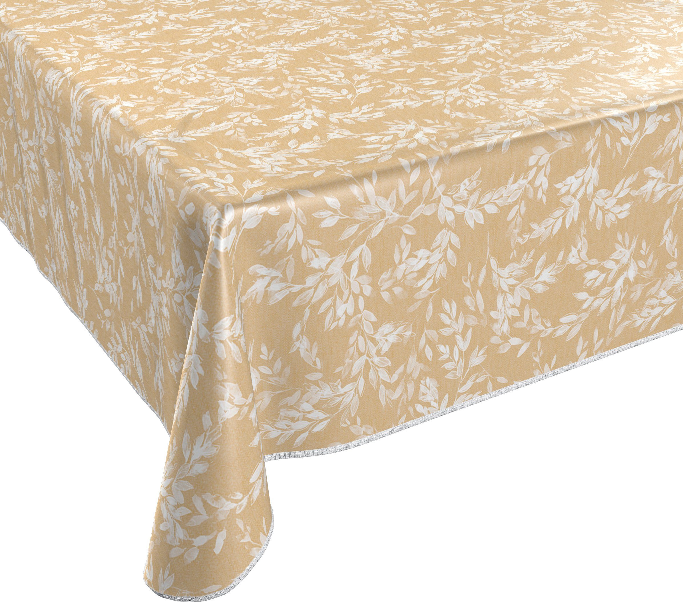 Beautex Tischdecke Wachstuch Tischdecke abwischbar rutschfest mit Paspelband Eckig Rund (1-tlg)