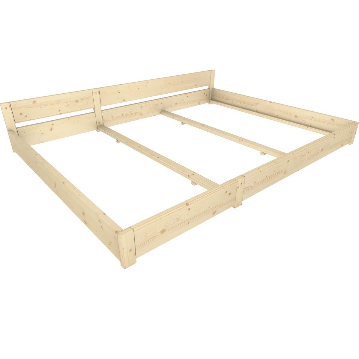 TUGA-Holztech Massivholzbett Familienbett "Familien-Nesterl" 270 200 günstig online kaufen