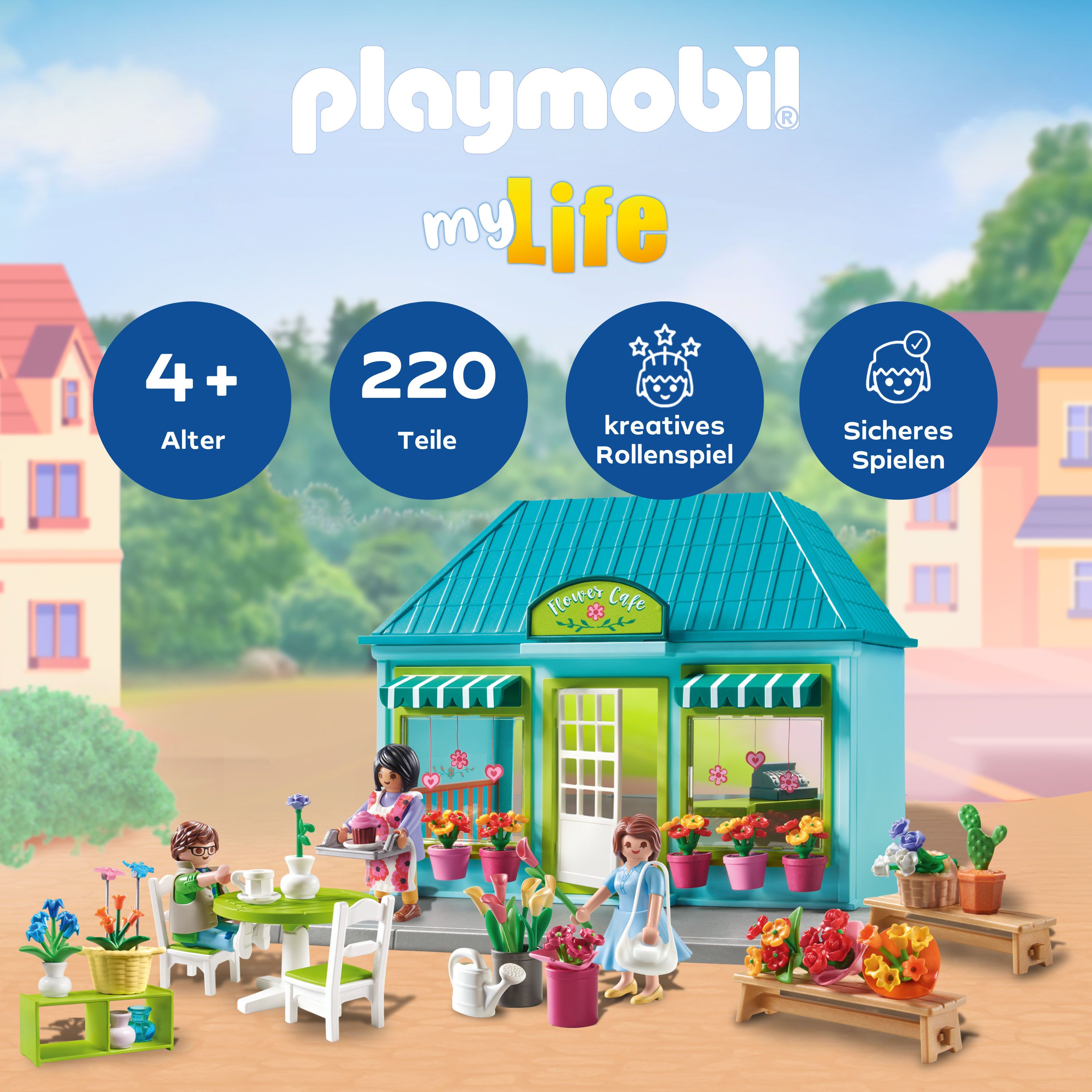 Playmobil® Blumenladen (71807), Playmobil My Life Konstruktions-Spielset, ( günstig online kaufen