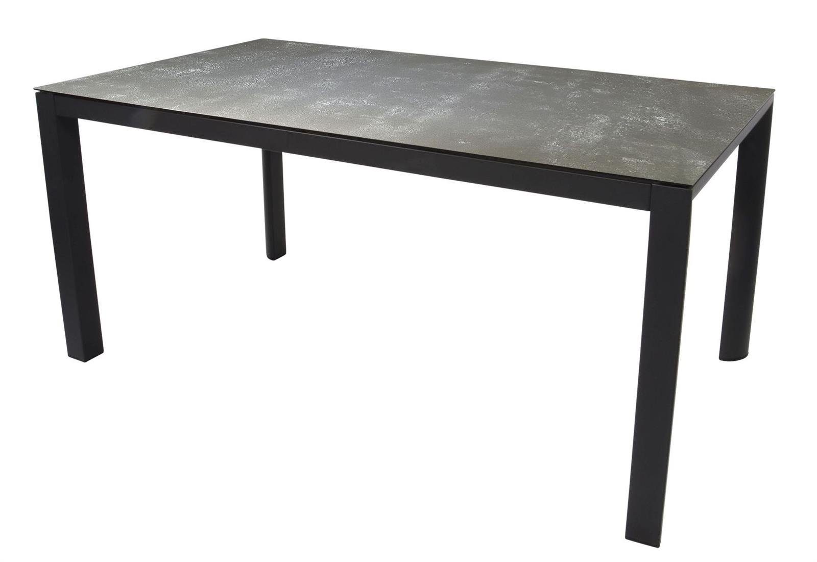 cm Lesli 160x90 "Mojito Living Living Negro" Lesli Gartentisch Ceramic Diningtisch