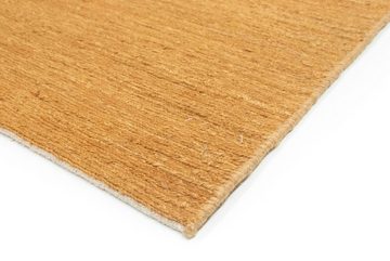 Wollteppich Gabbeh Teppich handgeknüpft braun, morgenland, rechteckig, Höhe: 18 mm, handgeknüpft