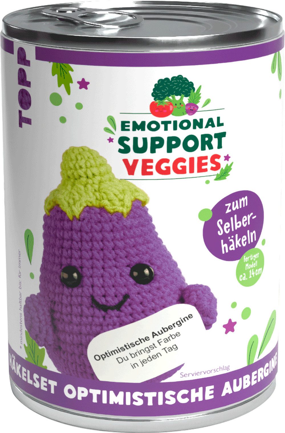 TOPP Kreativ Kreativset Emotional Support Veggies, (13-tlg), für 1 Tier