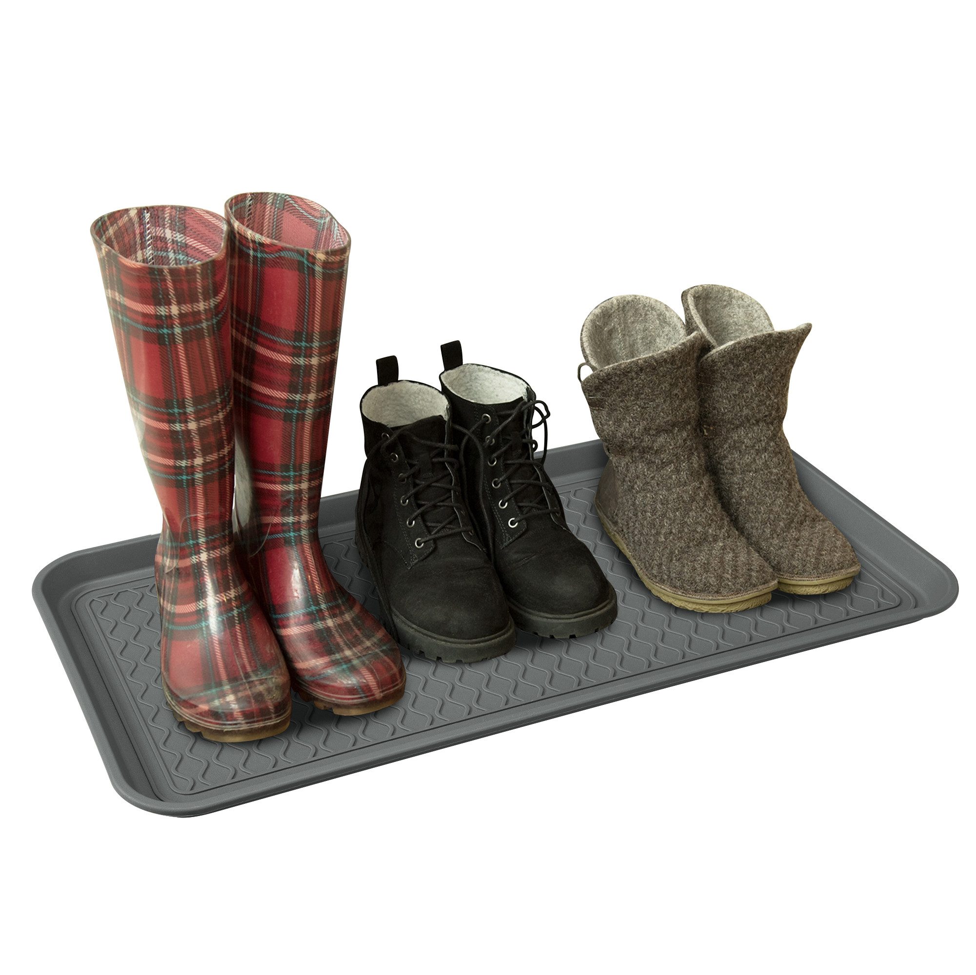 Schuhkipper XL Schuhabtropfschale - Schuhmatte 76x38x3cm - erhöhter Rand