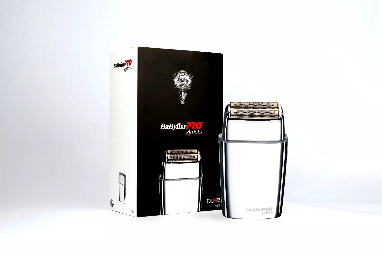 BaByliss Elektrorasierer FXFS2E 4Artists Doppelfolienrasierer FOILFX Clipper Haarschneider silberfarben